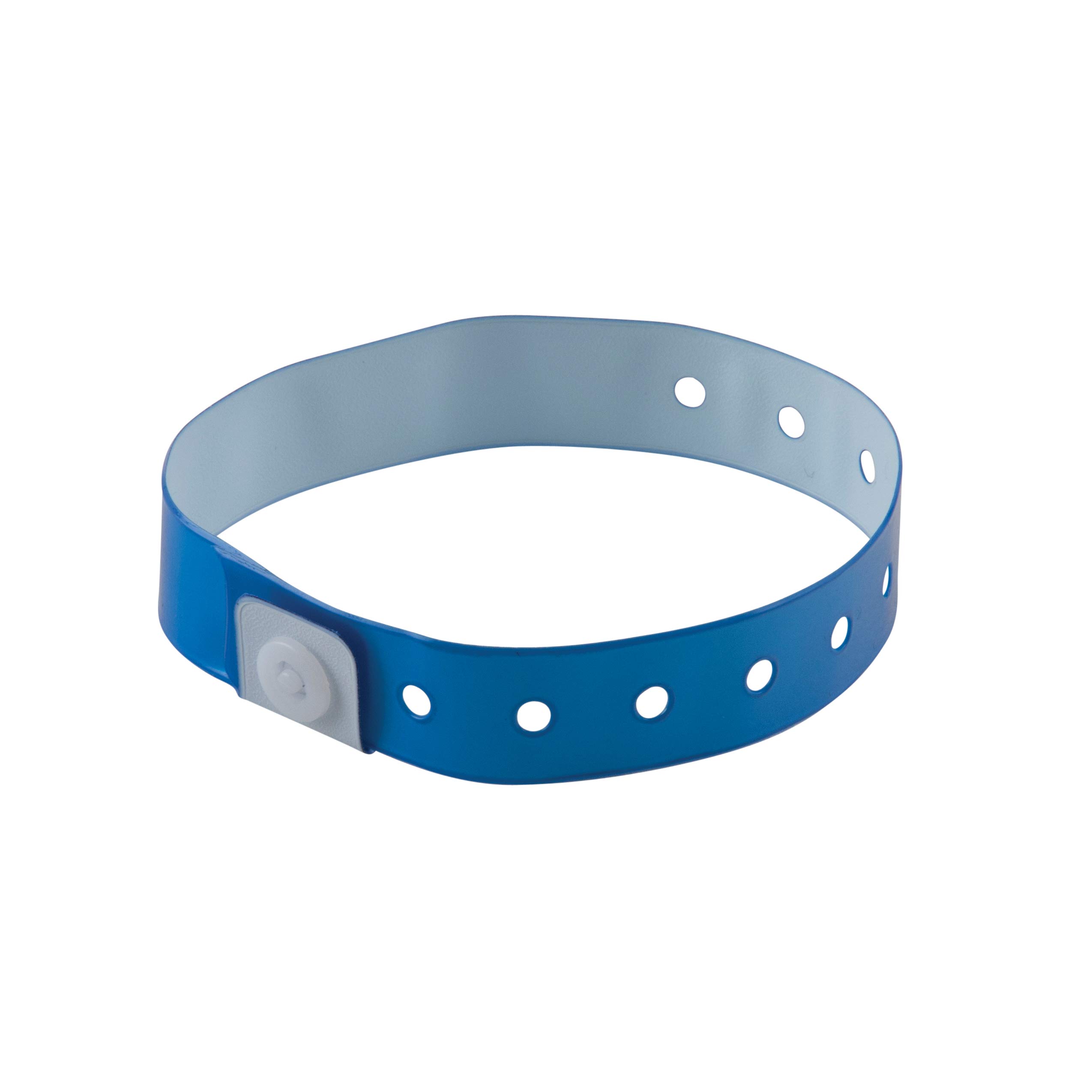Custom Blue Vinyl Wristbands - 100 Pack | Bulk Wristbands for Events, Parties, Concerts & Fundraisers