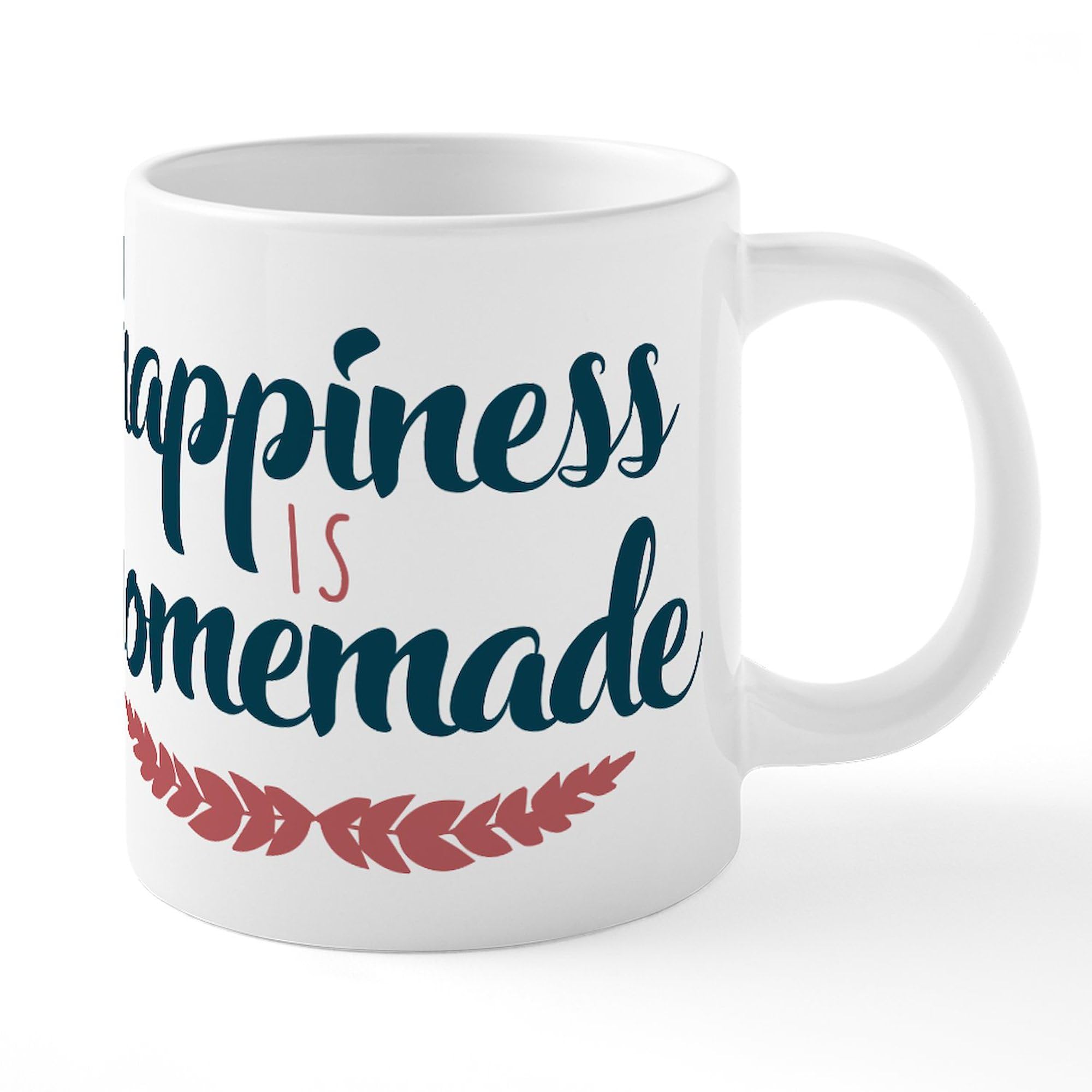 Happiness Is Homemade 20oz Ceramic Coffee Mega Mug - Large Insulated Tea Cup for Home, Office & Gifts - Perfect for Coffee, Tea & Hot Beverages