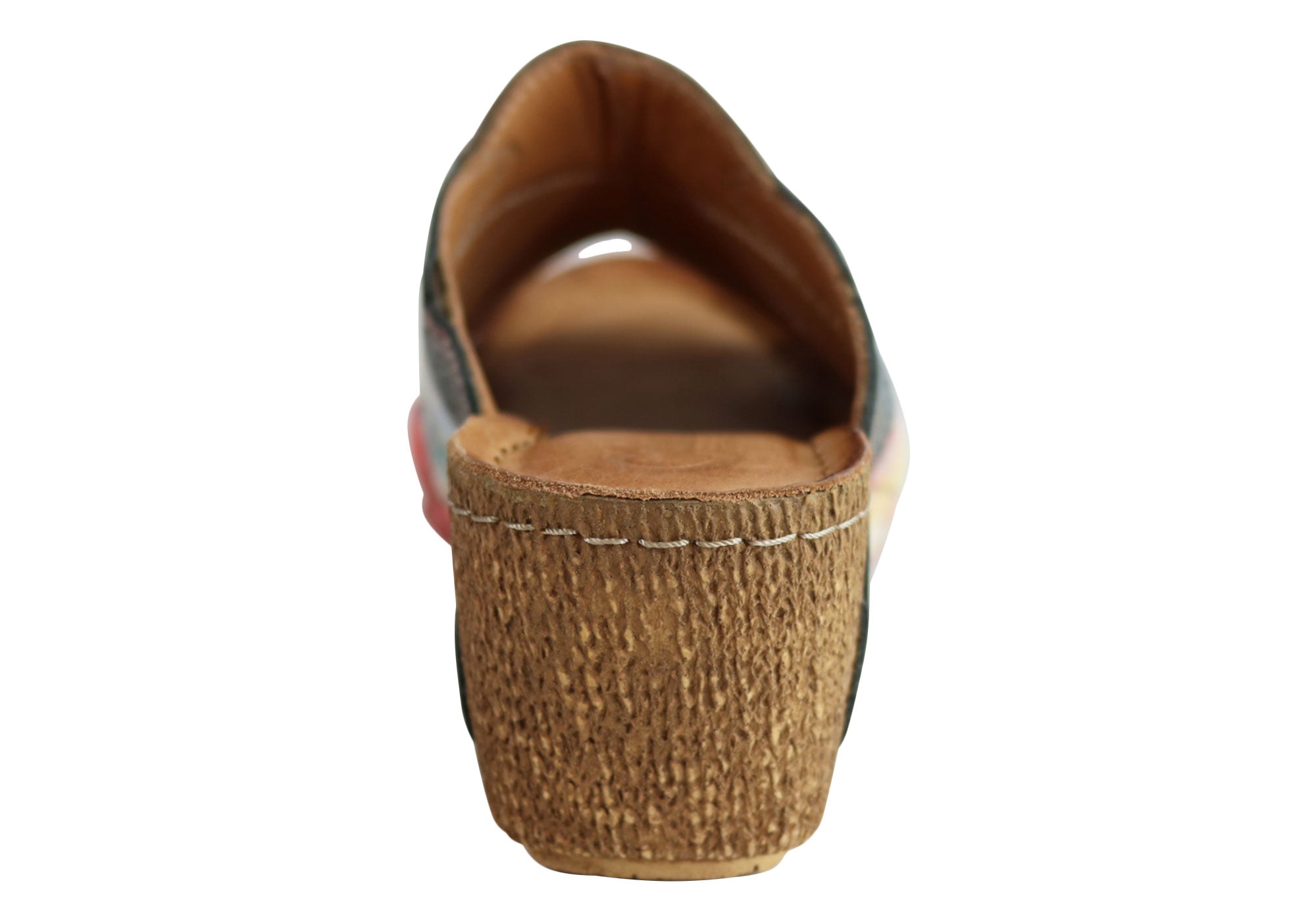 Hannah Women's European Leather Wedge Slide Sandals - Comfortable & Stylish Summer Shoes for Beach, Vacation & Casual Wear