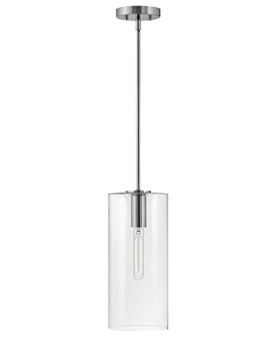 Polished Nickel with Clear Glass