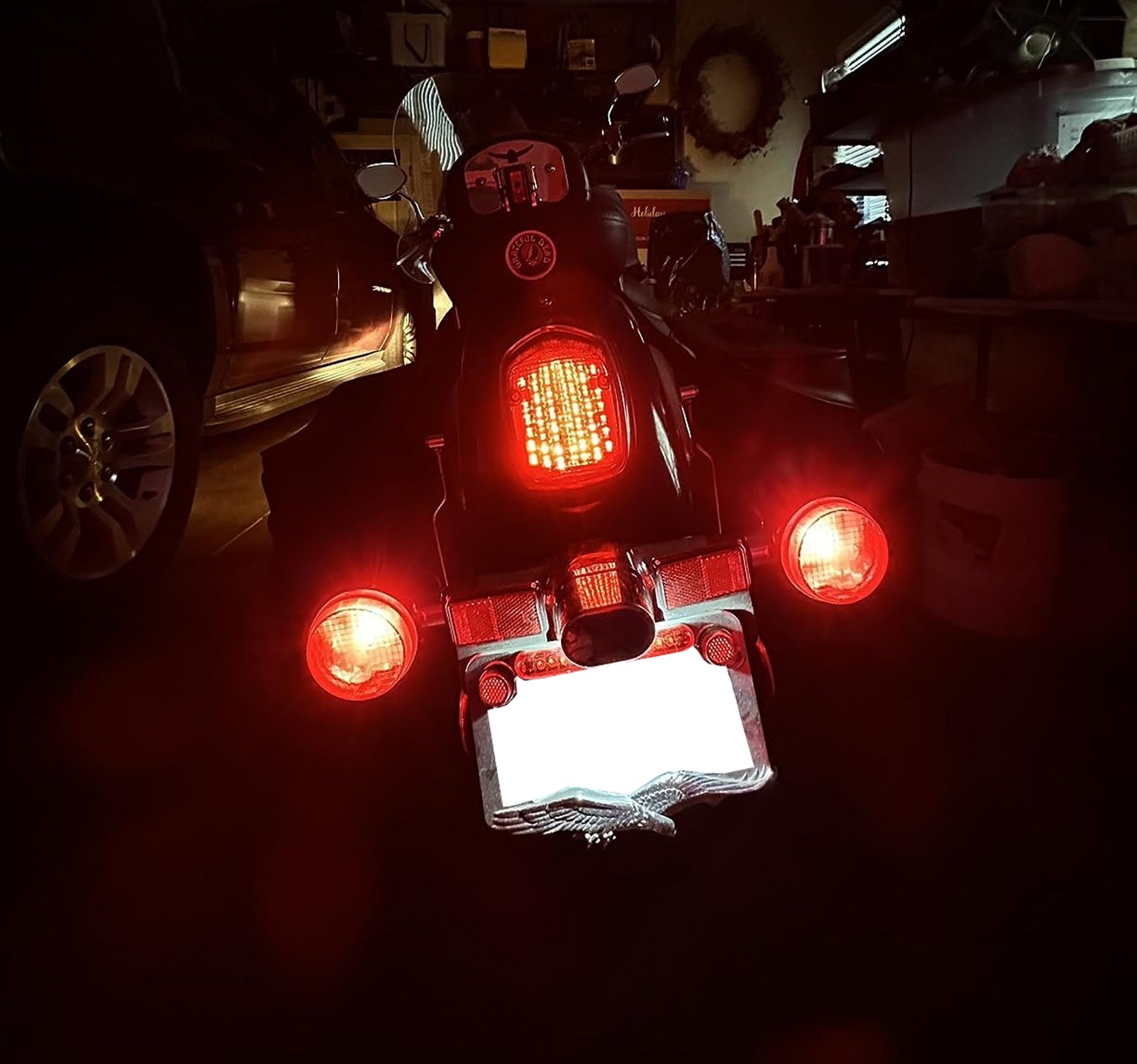 Brilliant Red 1156 BA15s LED Bulbs - Replace 7506 1141 1073 P21W 7527 - Perfect for Car Tail Lights, Brake Lights, and Turn Signals