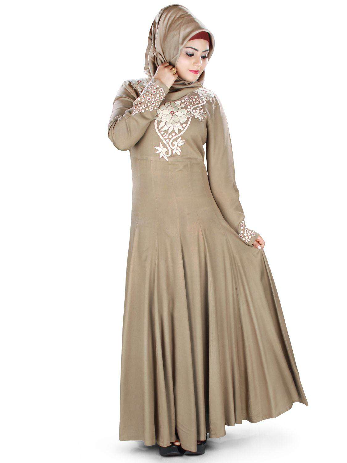 Elegant Aresha Abaya Dress for Women - Modest Islamic Prayer Dress - Perfect for Mosque, Eid, and Special Occasions