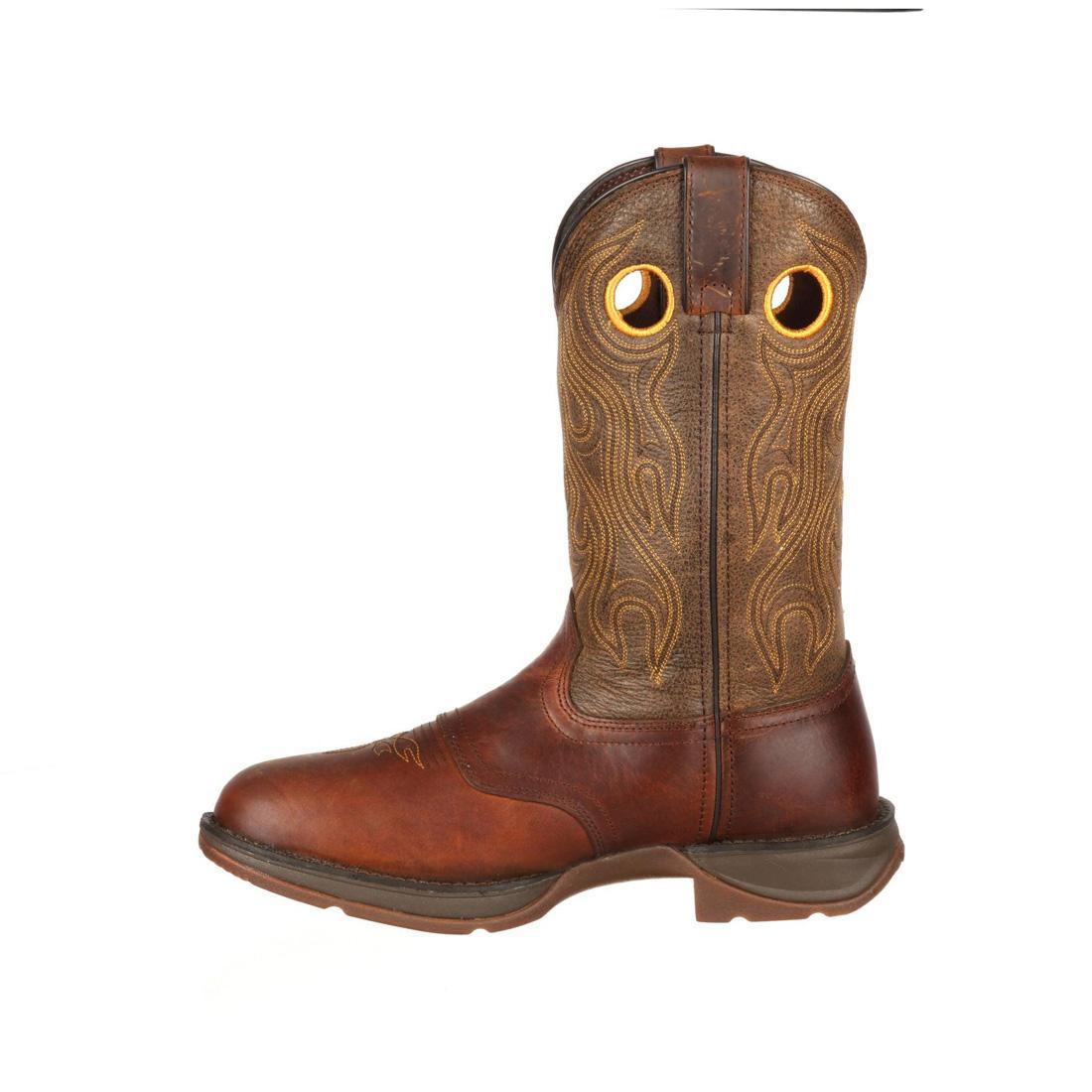 Durango Rebel Distressed Brown Western Boots for Men - Genuine Leather Cowboy Boots with Comfortable Fit - Perfect for Rodeo, Country Dancing & Outdoor Riding