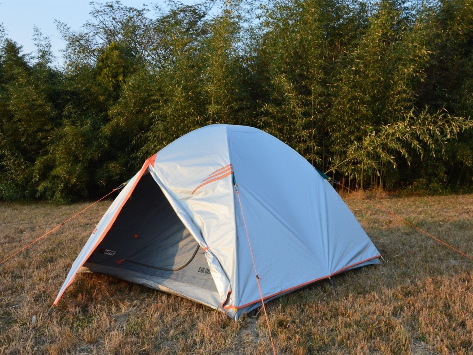 NTK Colorado GT 2/4/6/8 Person Waterproof Camping Tent - Lightweight, Easy Setup, Durable Outdoor Dome Tent with Full Coverage Rainfly & Micro Mosquito Mesh for Family, Backpacking, Hiking Adventures