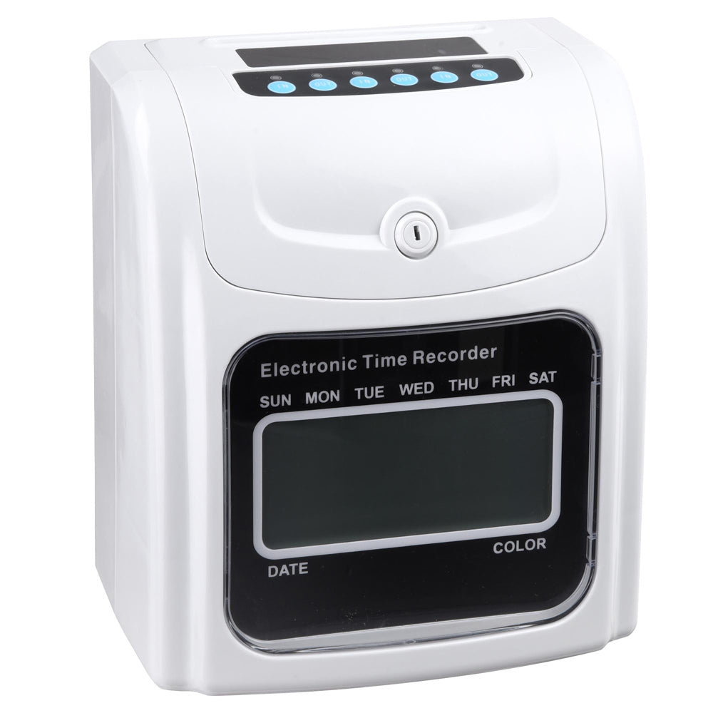 TheLAShop Employee Time Clock Punch - Weekly & Monthly Time Card System with 100 Cards - Perfect for Small Business, Office, and Retail Staff Attendance Tracking