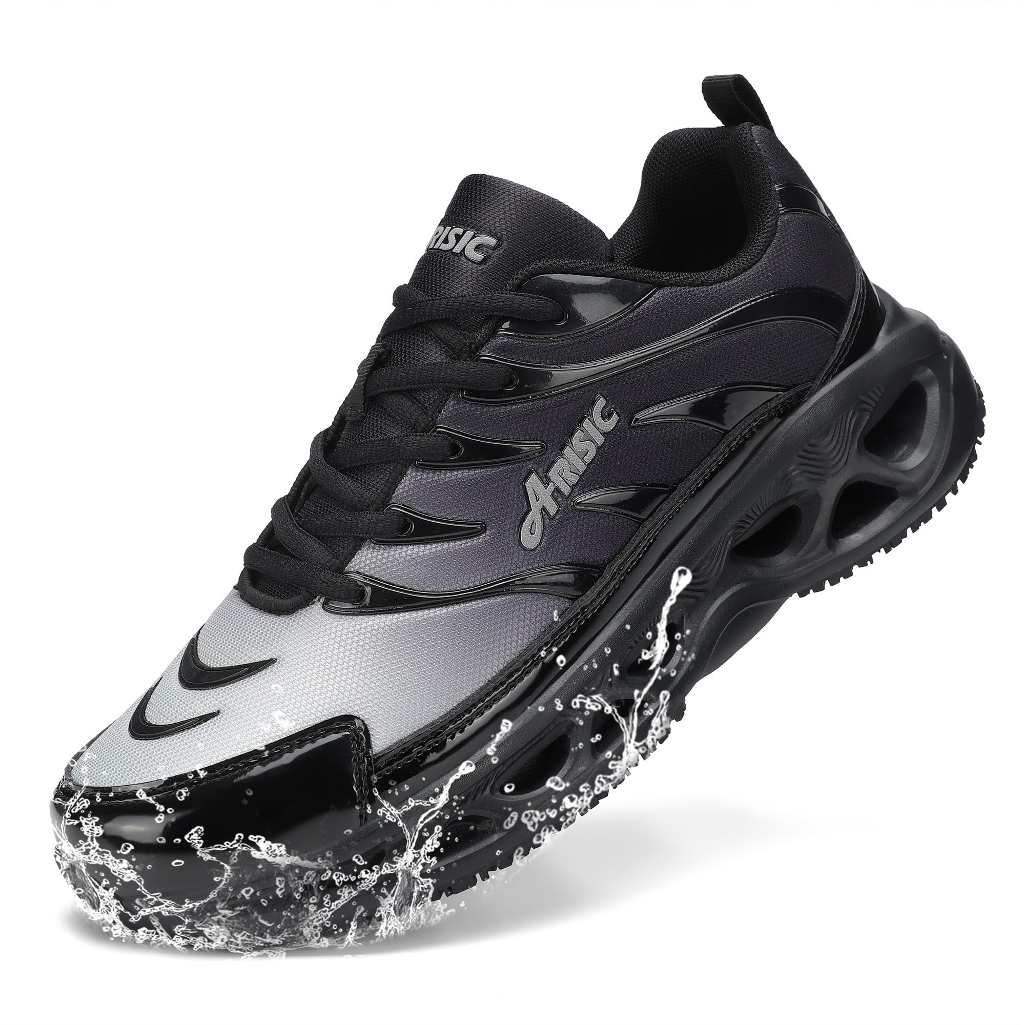 **Slip-Resistant Work Shoes for Men & Women - Waterproof Non-Slip Sneakers for Restaurant, Chef & Daily Use - Comfortable & Breathable Walking Shoes for Professionals**    *(Use Case: Ideal for chefs, restaurant workers, healthcare professionals, and anyone needing slip-resistant footwear for long shifts.)*