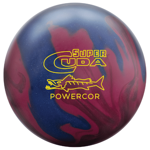 Columbia 300 Super Cuda PowerCOR Hybrid Bowling Ball - High Performance Reactive Resin for Hook Potential | Perfect for League Play & Tournament Competition