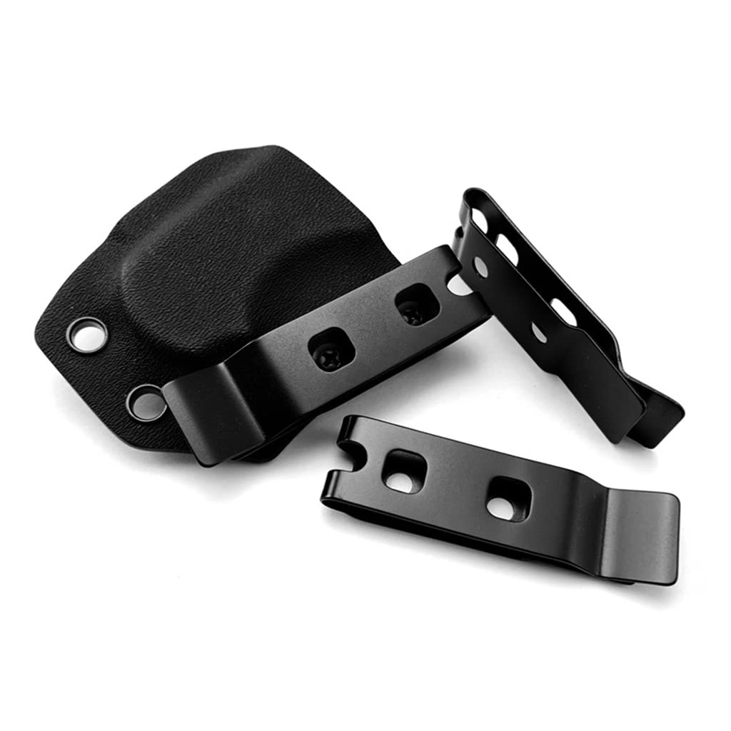 XANHOY Stainless Steel Belt Sheath - Waist Clip for Knives & Tools - Outdoor & Tactical Use