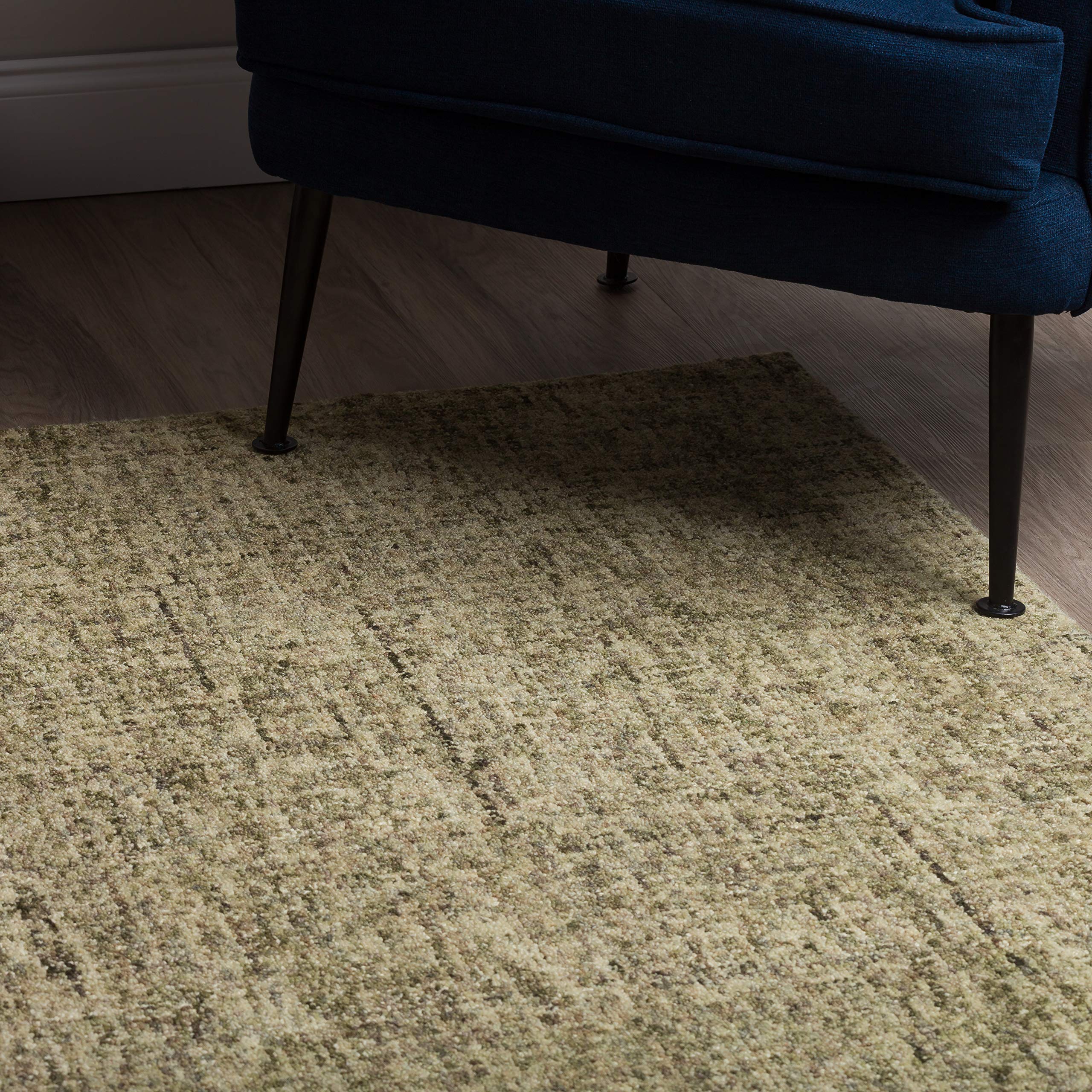 Addison Rugs Eastman Green 9' x 13' Rectangle Soft Area Rug - Easy Clean, Non-Shedding, Stain Resistant - Perfect for Bedroom, Living Room, Dining Room, Entryway & Kitchen - Cozy Home Decor & Floor Protection