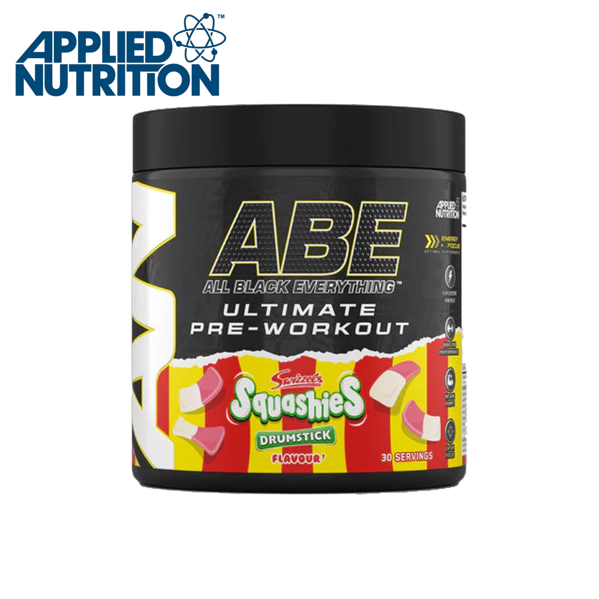 Applied Nutrition ABE (All Black Everything) Ultimate Preworkout Powder 315g - Boost Energy & Performance for Intense Workouts & Gym Sessions