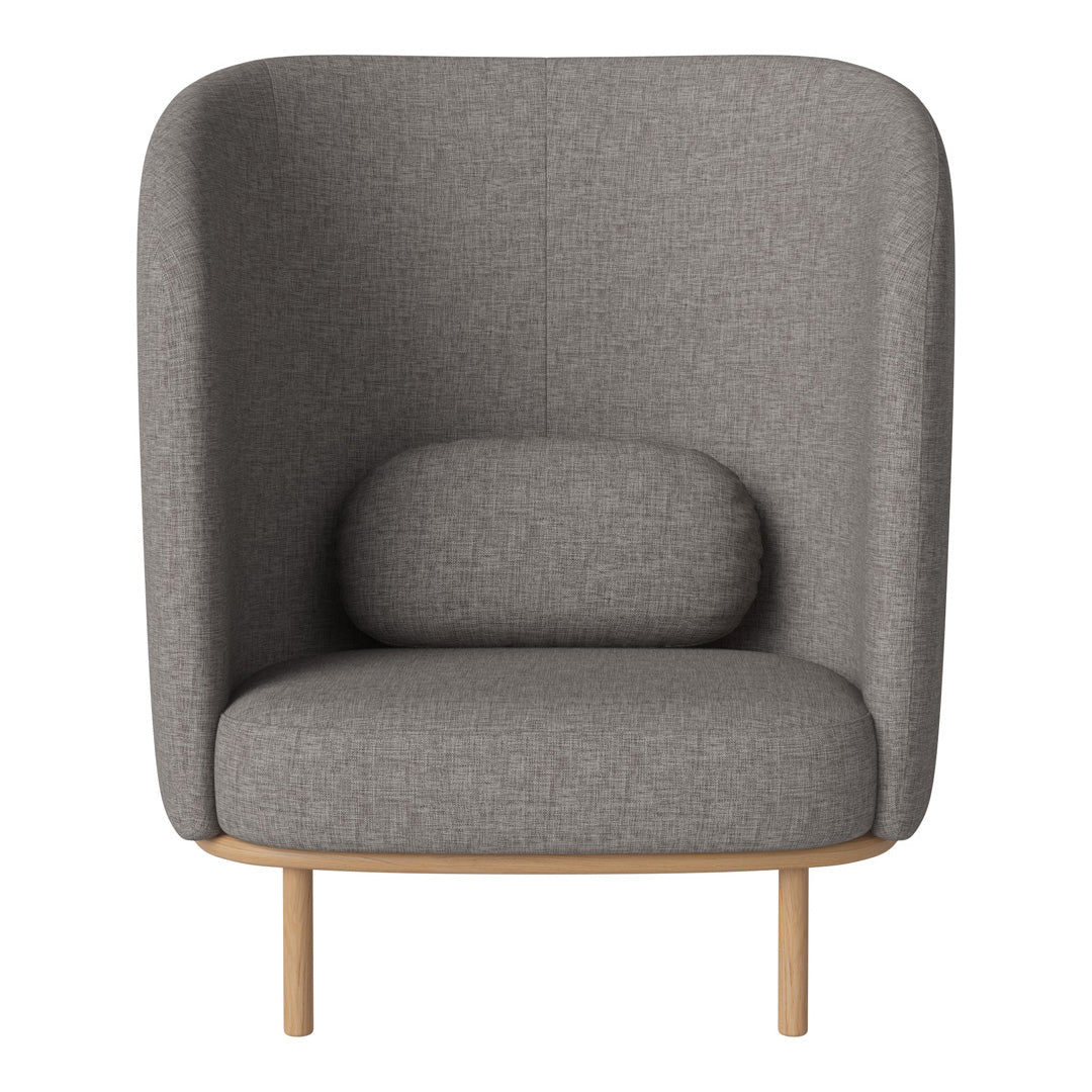 Fuuga Modern Nesting Armchair Set of 2 - Space Saving Stackable Lounge Chairs for Small Living Room, Bedroom or Office - Comfortable Accent Seating for Home Decor