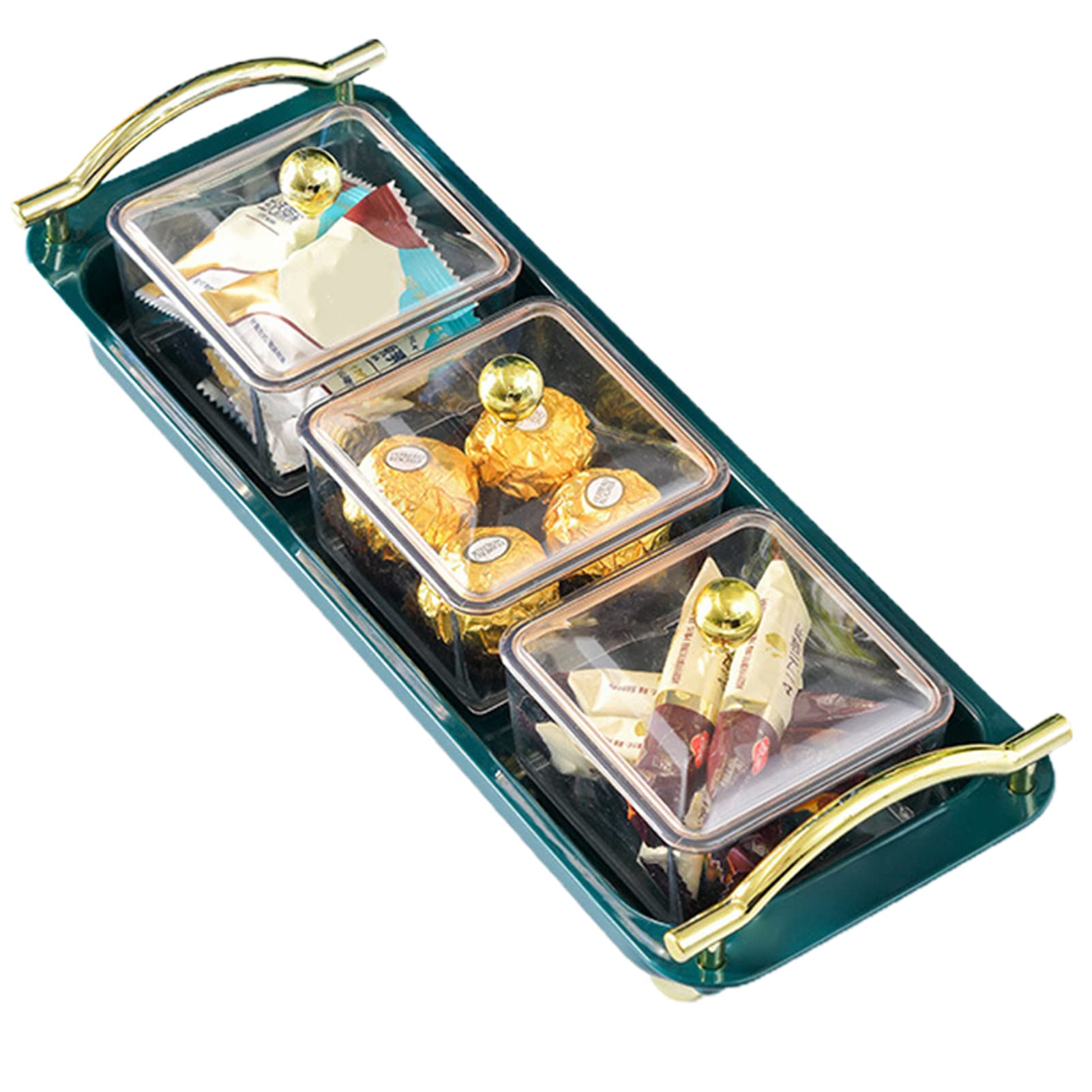 Multipurpose Creative Snack & Nut Storage Box with Lid - Fruit Tray for Home, Kitchen, Living Room | Perfect for Organizing Snacks, Nuts, Fruits & Small Items