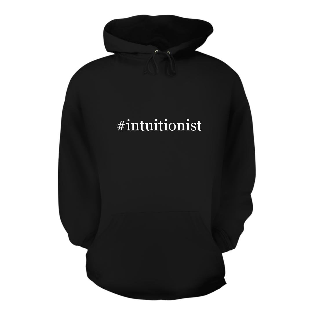 #Intuitionist Men's Hoodie - Trendy Hashtag Print Hooded Sweatshirt for Casual Wear, Street Style & Social Media Outfits