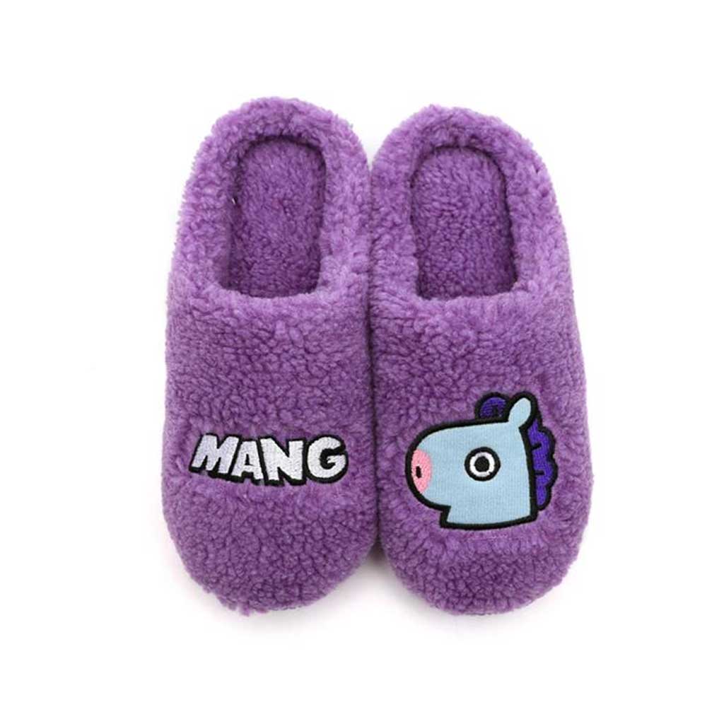 BT21 Winter Slippers - Cozy Plush House Shoes for Men & Women - Perfect for Indoor Comfort, Gifts, and Relaxation at Home