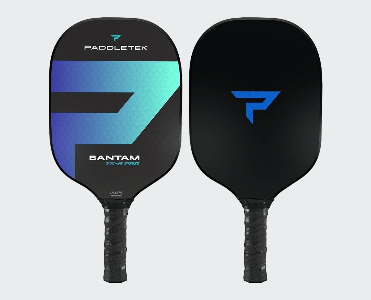 Paddletek Bantam TS 5 Pro Pickleball Paddle - Premium Carbon Fiber Paddle for Competitive Play | Perfect for Tournaments & Recreational Games