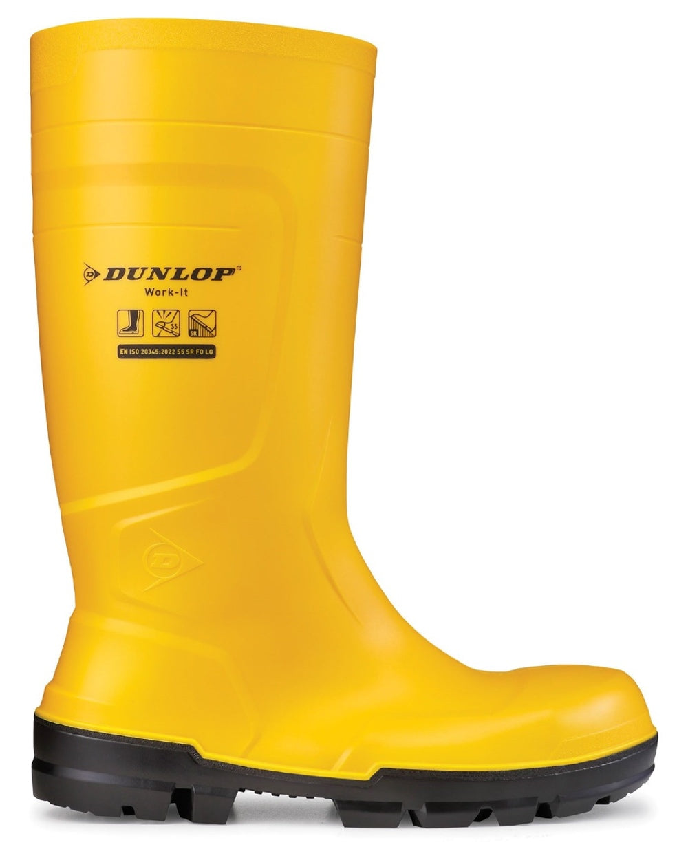 Dunlop Work It Full Safety Wellingtons - Waterproof Work Boots for Men & Women - Ideal for Construction, Gardening & Outdoor Work