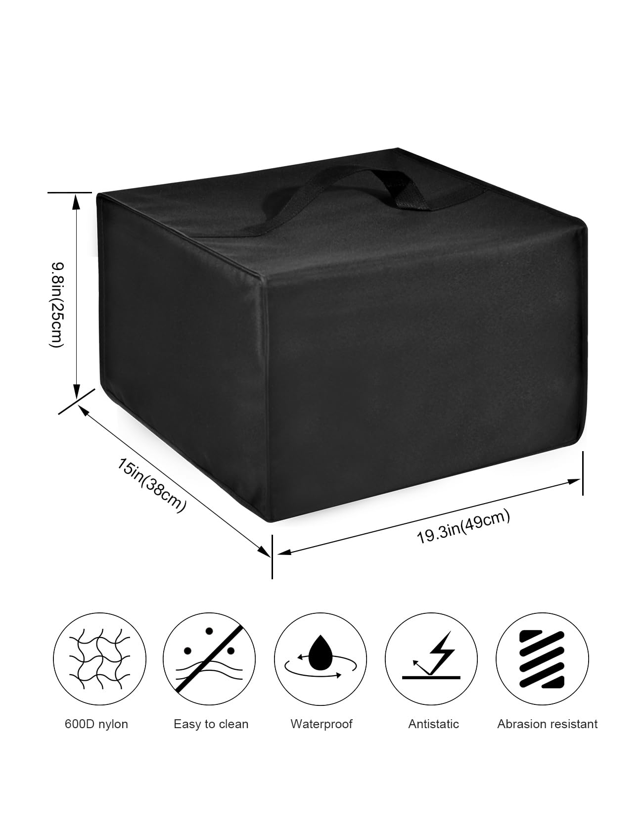 HP OfficeJet Pro 9125e/8139e/8135e/8015e Wireless Printer Dust Cover - Anti-Static Nylon Protective Case for All-in-One Inkjet Printers - Perfect for Home Office & Workspace Protection