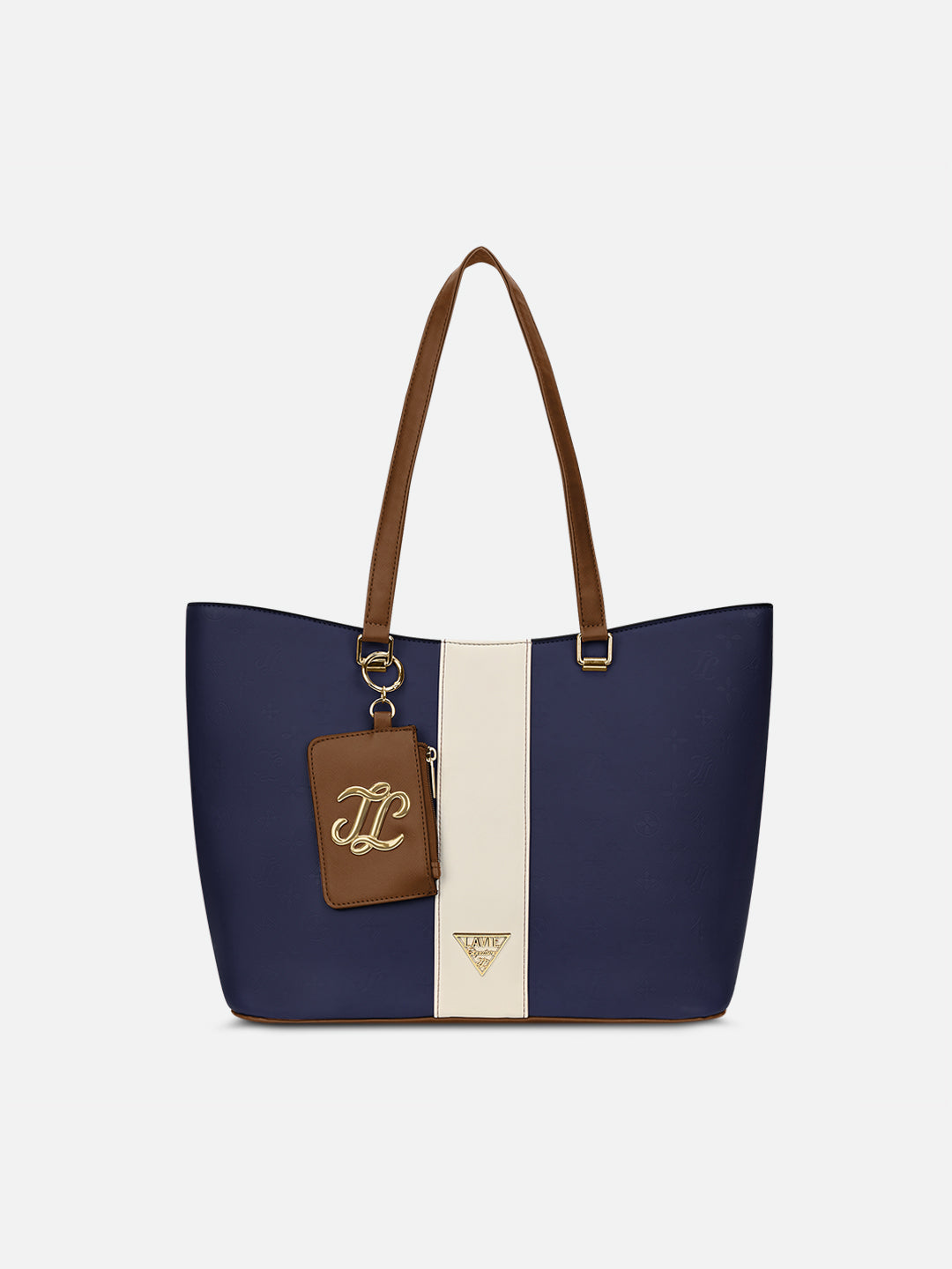 Edison Colorblock Large Tote Bag for Women - Stylish Spacious Shoulder Bag for Work, Travel, Beach & Shopping