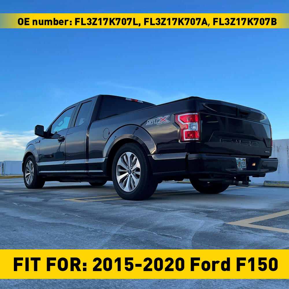 Heated Side Mirror Glass with Blind Spot Detection for 2015-2020 Ford F150 - Replacement Rearview Mirror for Enhanced Safety & Visibility in Winter Driving