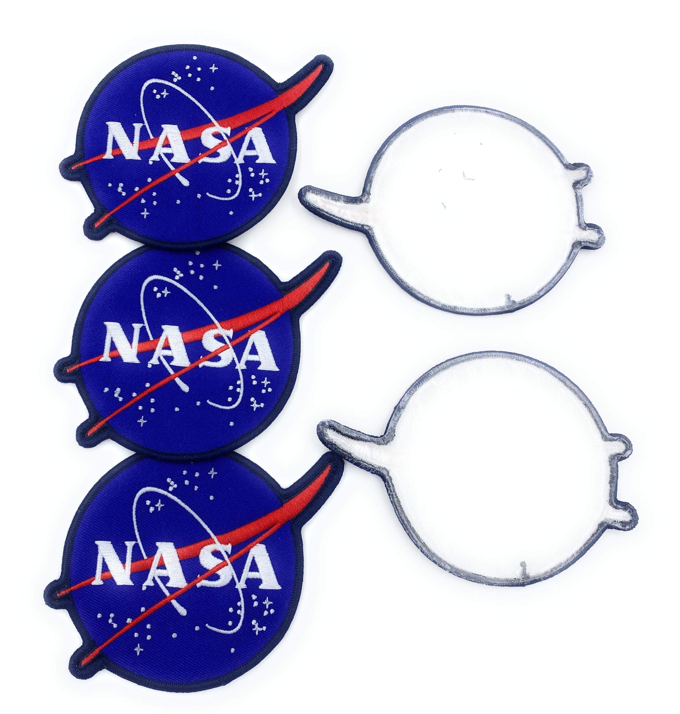 NASA Embroidered Iron-On Patch - Official Logo Souvenir Badge for Jackets, Hats & Backpacks - Space-Themed Collectible Gift for Astronaut Fans & Space Enthusiasts