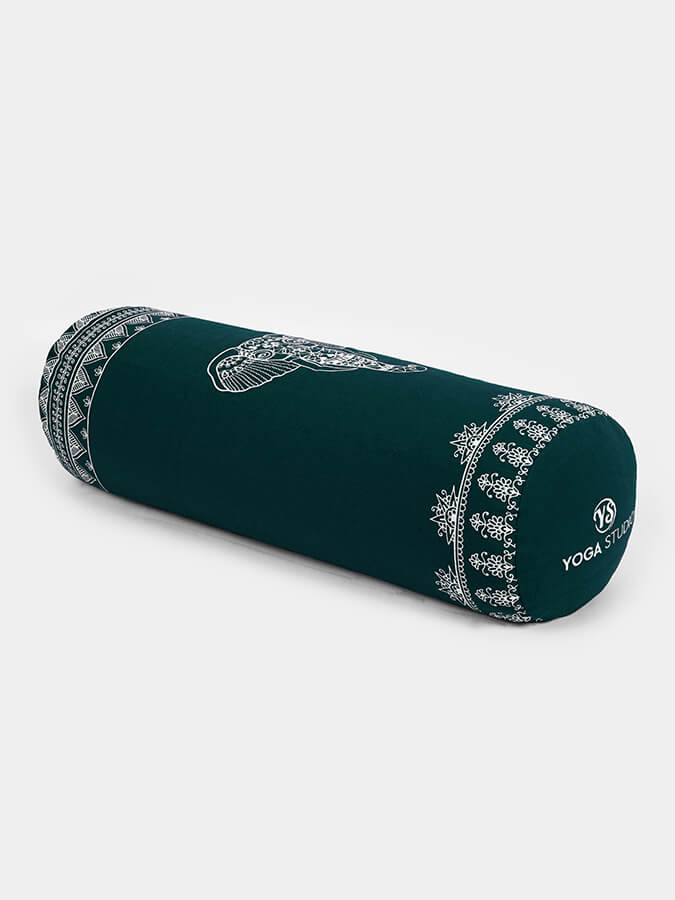 Organic Buckwheat Meditation Bolster Cushion for Yoga & Zen - Supportive Elephant Pillow for Home Studio, Meditation & Relaxation - Perfect for Yoga, Reiki & Stress Relief