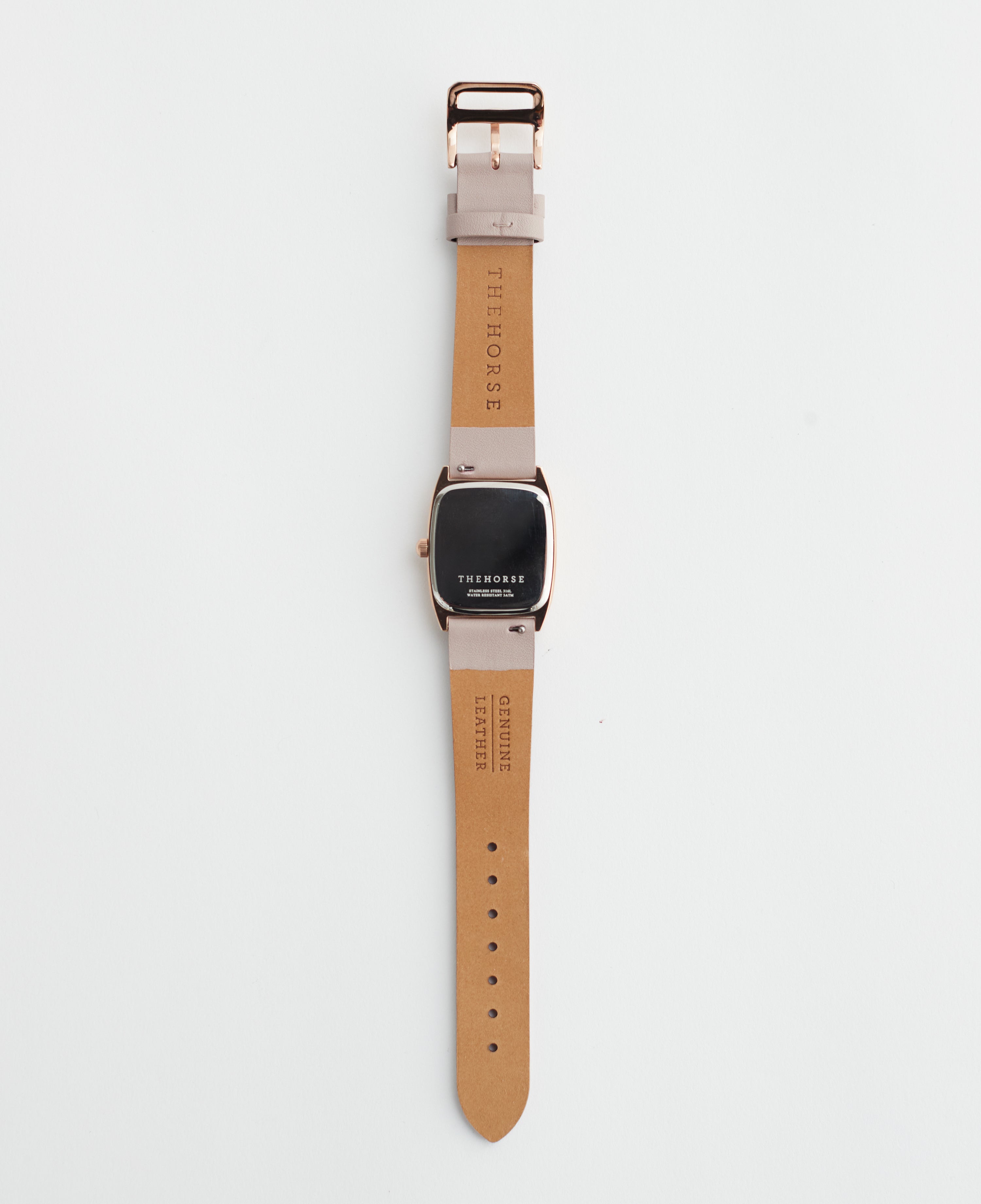Elegant Rose Gold Dress Watch with White Dial & Blush Leather Strap - Perfect for Weddings, Business Meetings & Formal Occasions