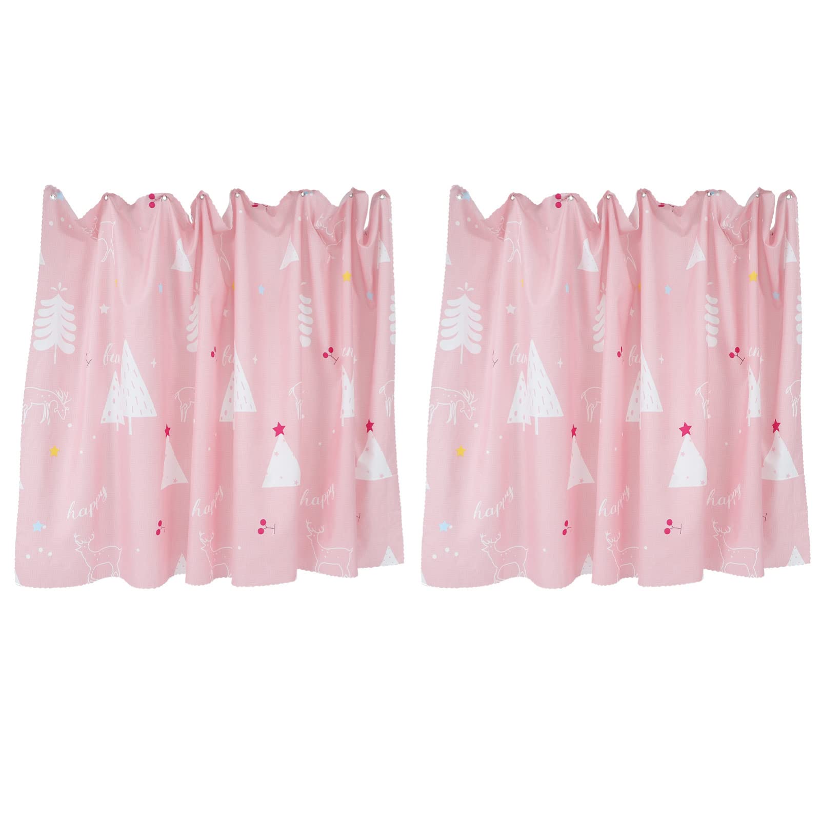 Veemoon Canopy Bed Curtains - 2Pcs Bunk Bed Tent Curtains for Dormitory, Bedroom & Kids Room | Privacy Window Panels for Bottom Bunk, Bed Canopy Drapes | Perfect for College Dorms, Sleepovers & Room Dividers