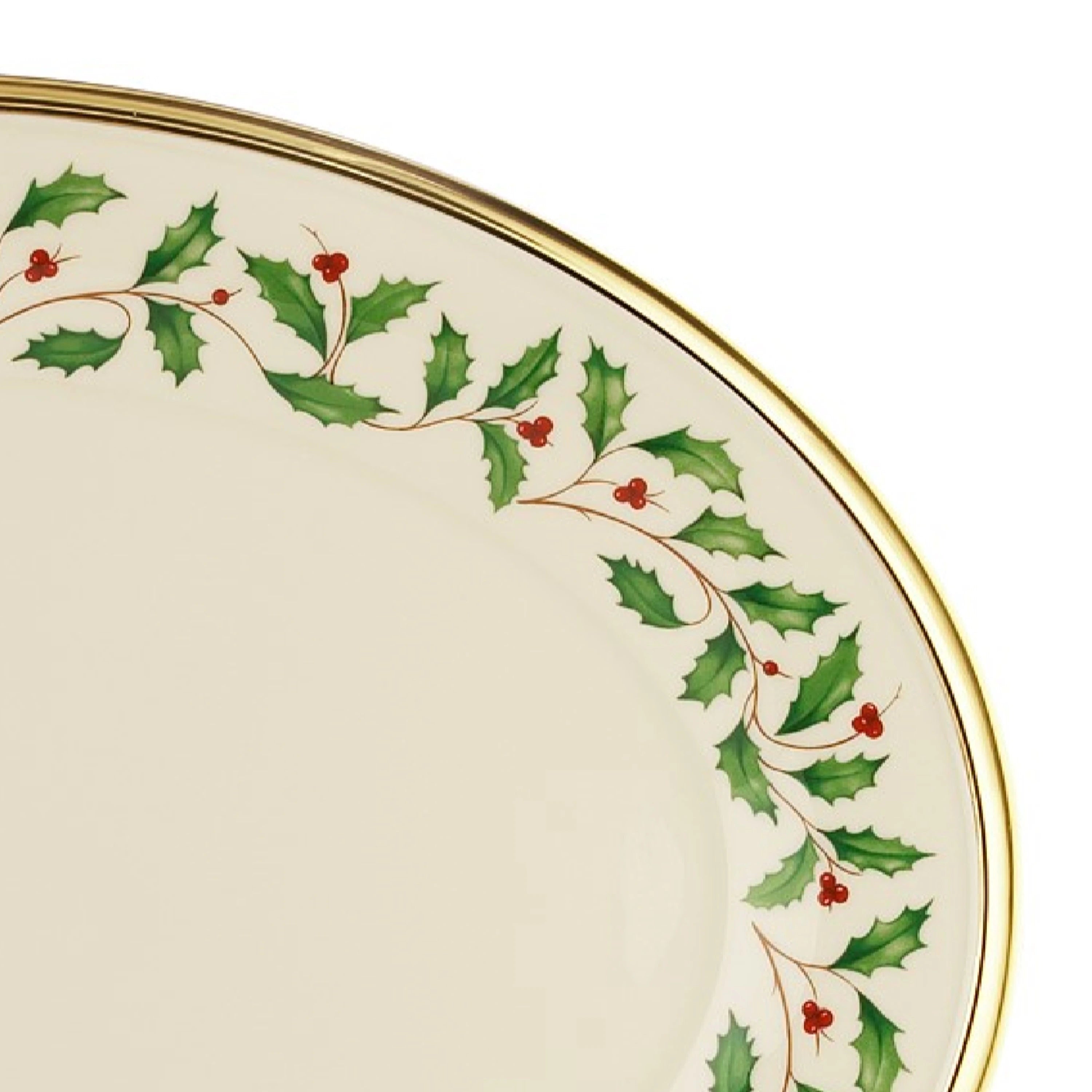 Christmas Oval Tray 13.0 - Elegant Holiday Serving Platter for Festive Parties & Dining Decor
