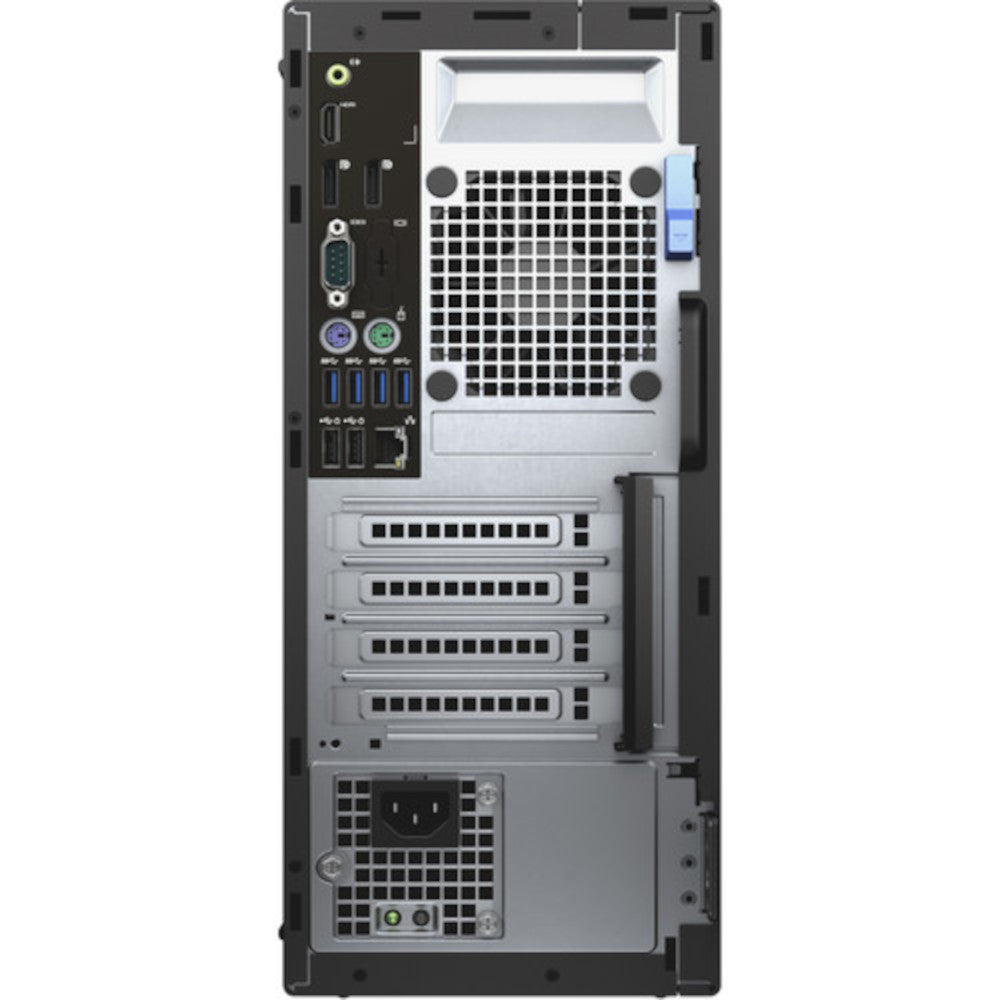 Refurbished Dell OptiPlex 7040 Tower PC - Intel Core i7-6700 3.4GHz, 16GB RAM, 256GB SSD, Windows 10 Pro - Ideal for Home Office, Business & Gaming