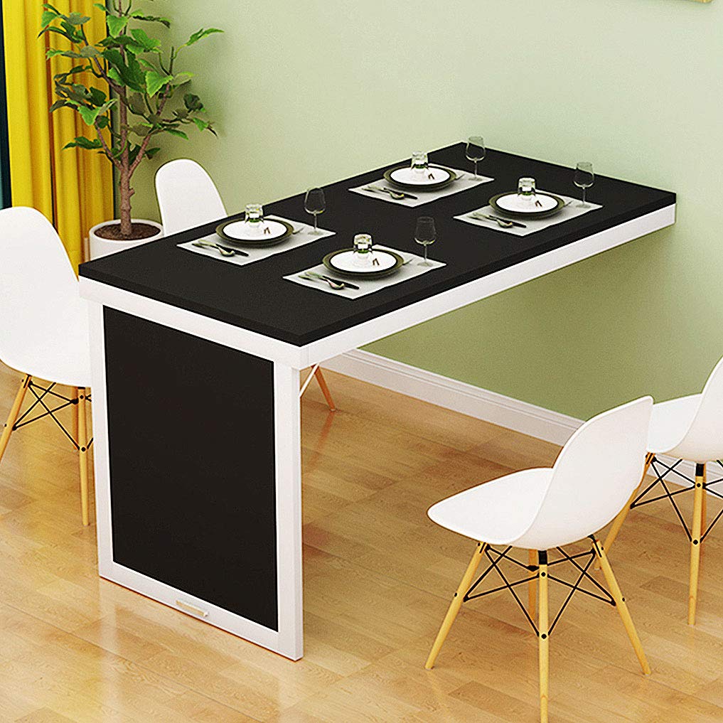 Space-Saving Wall Mounted Folding Dining Table | Convertible MDF Desk for Office, Bedroom & Kitchen | Multi-Functional Fold-Up Computer Desk | Perfect for Small Apartments, Dorms & Tiny Homes