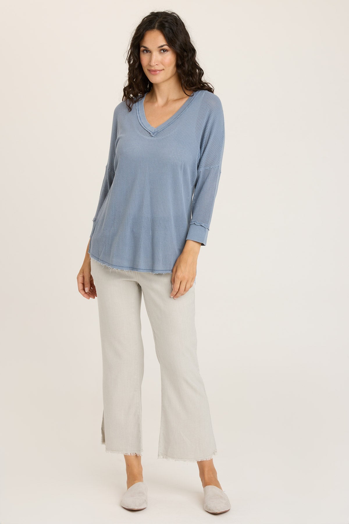 Lorilei Women's Whitecap Pigment Pants - High Waisted Stretch Comfort for Work, Office & Casual Wear