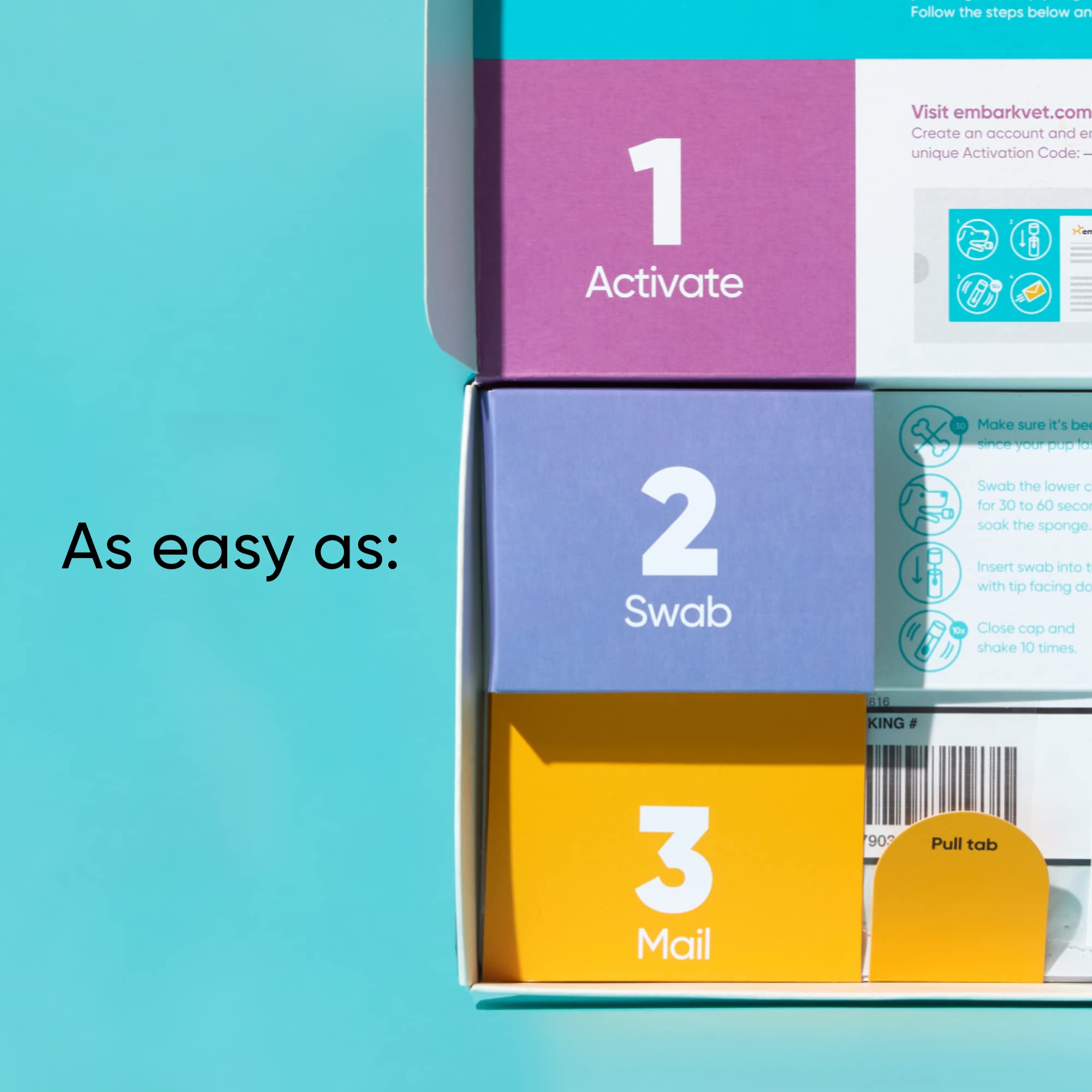 Embark Breed & Health Kit - Dog DNA Test for Breed, Ancestry, Genetic Health & Traits | Find Relatives & COI | Perfect for Pet Owners & Breeders