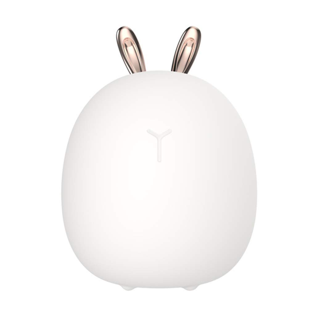 LEDMOMO Cute Rabbit Night Light - Touch Control LED Lamp for Kids Bedroom, Nursery, Home Decor - Battery Operated Night Light for Baby, Children & Adults - Perfect for Bedtime, Reading & Relaxation