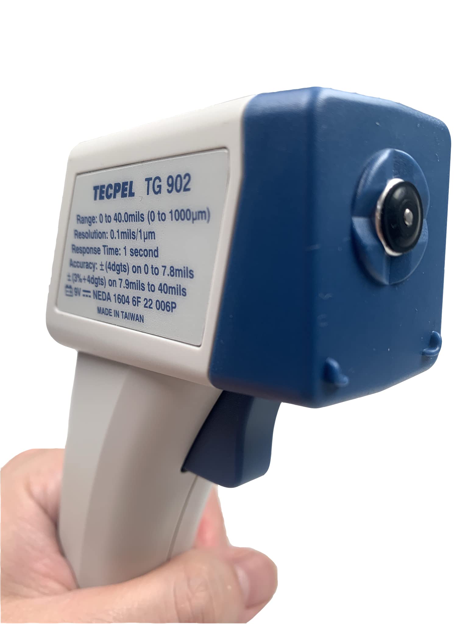 TG-902 Digital Paint Thickness Gauge Tester - Automotive & Industrial Coating Measurement Device for Car, Metal, Wood Surfaces - Perfect for Auto Body Shops, Quality Control & DIY Projects