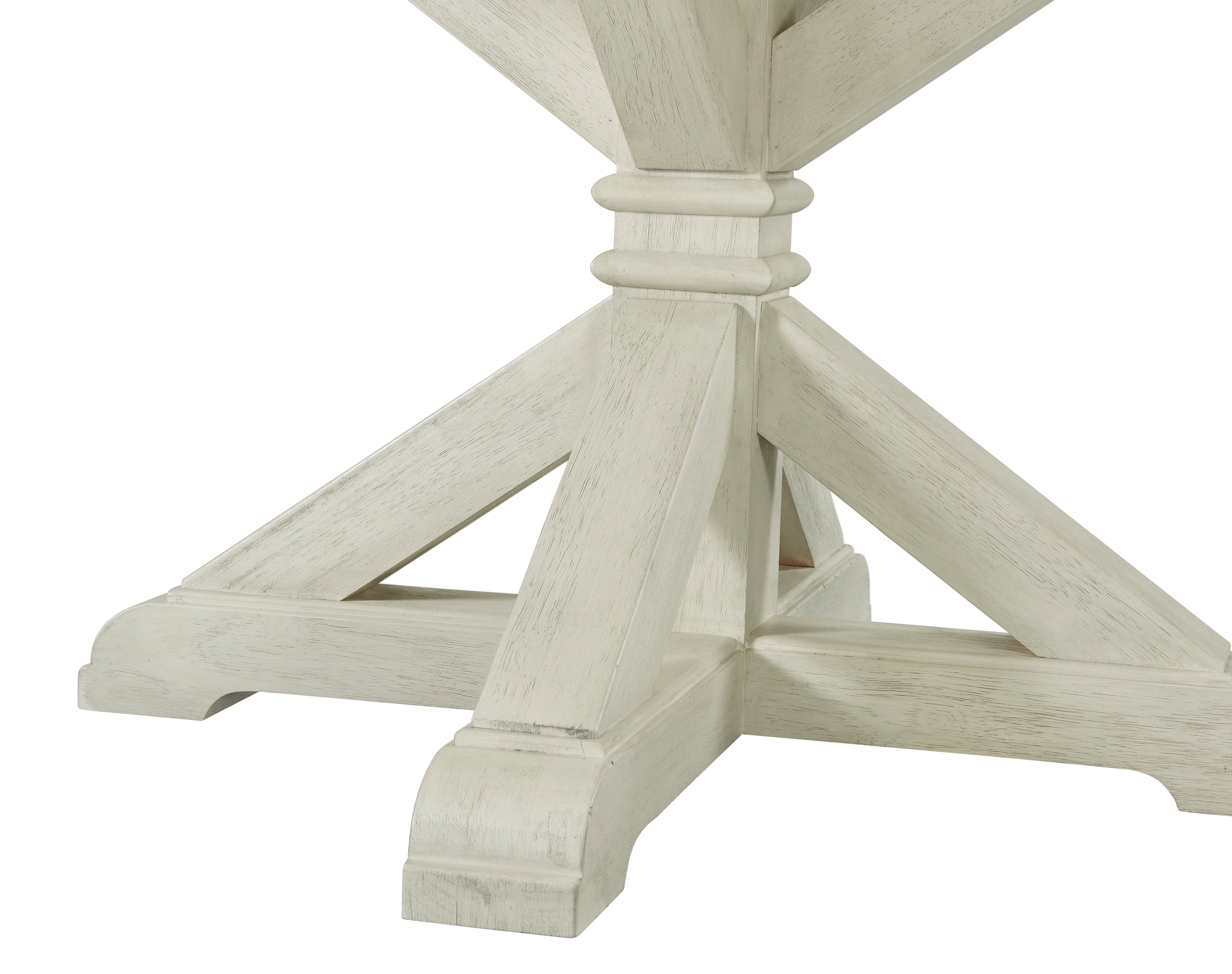 Roundhill Furniture Harola Round Pedestal Dining Table with 18