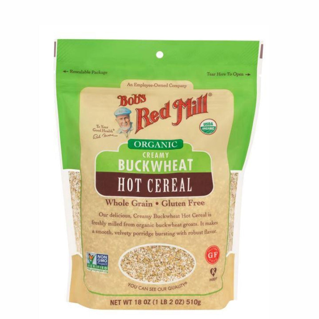 Organic Creamy Buckwheat Cereal by Bob's Red Mill - Gluten-Free Breakfast Hot Cereal for Healthy Mornings & Quick Meals