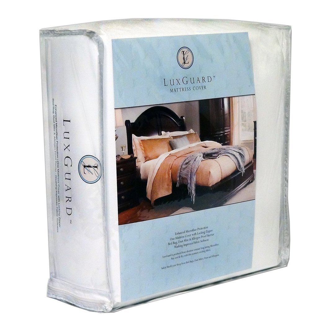Sleep Safe ZipCover LuxGuard Mattress Encasement - Waterproof & Hypoallergenic Zippered Mattress Protector for Twin Size (9 Inches Deep) - Perfect for Allergy Relief, Bed Bug Protection & Dust Mite Prevention