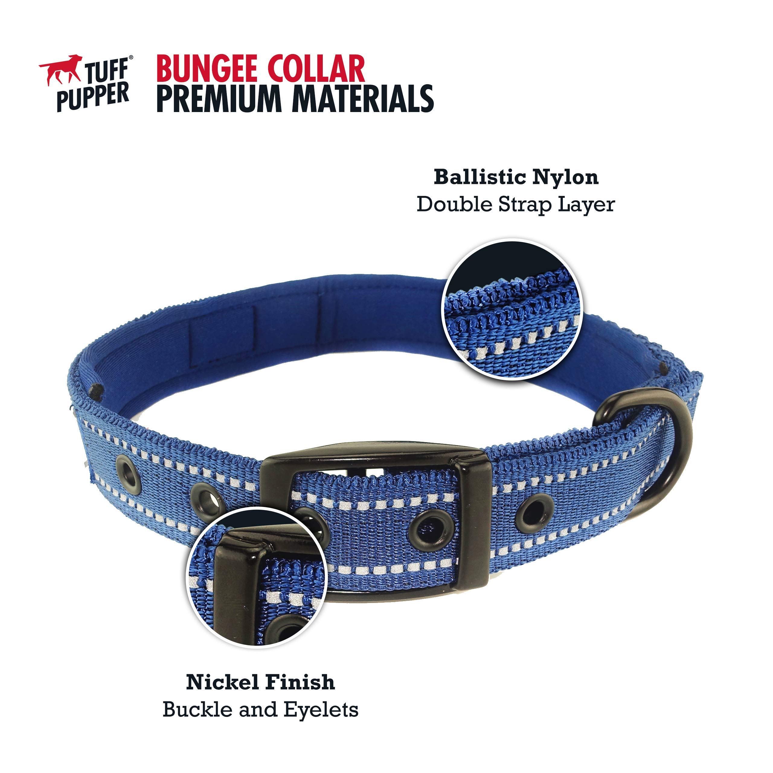 Tuff Pupper Heavy Duty Dog Leash and Collar Set (11-14