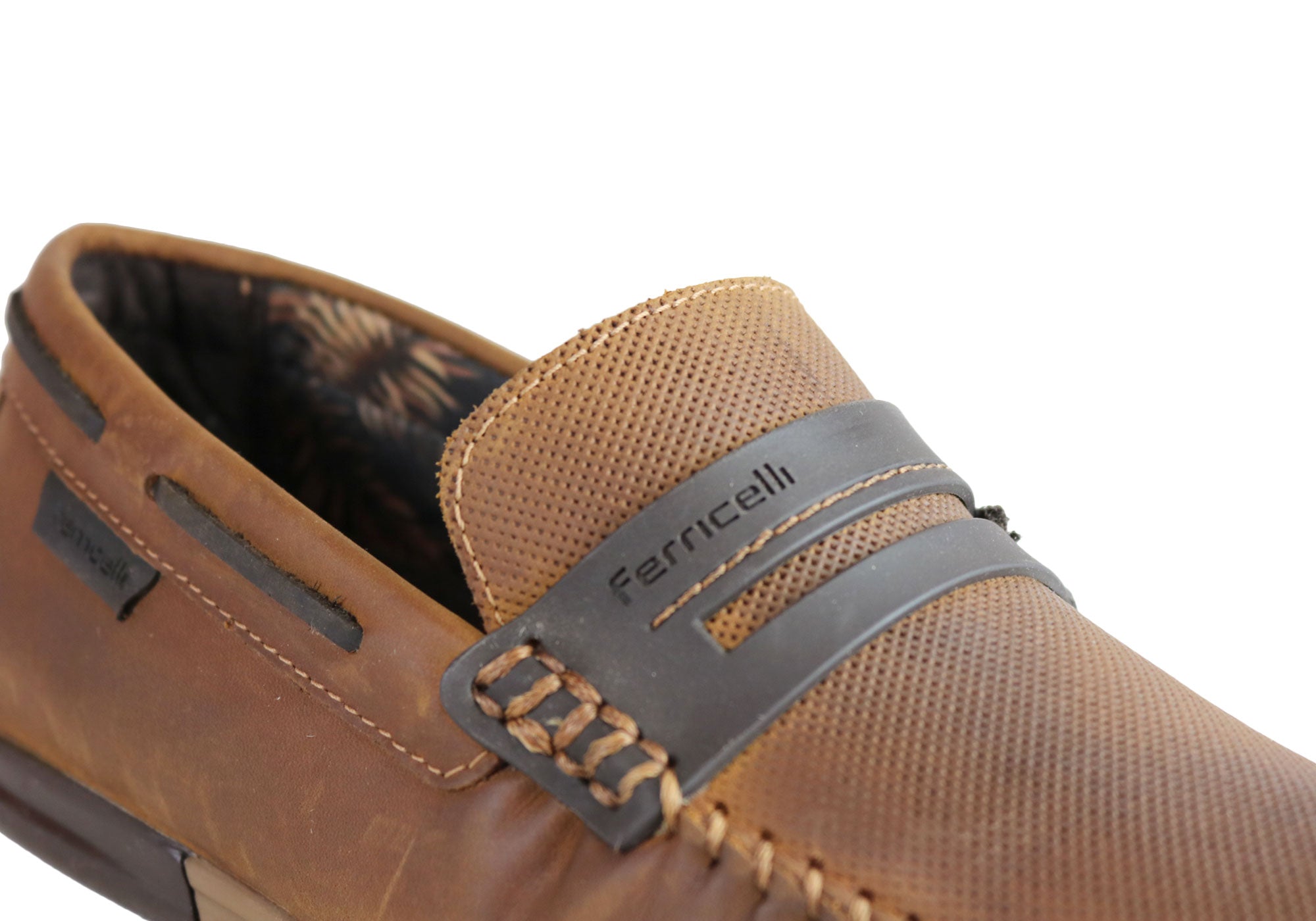Ferricelli Mitchell Men's Genuine Leather Casual Loafers - Handcrafted in Brazil - Comfortable Slip-On Shoes for Work, Travel & Everyday Wear