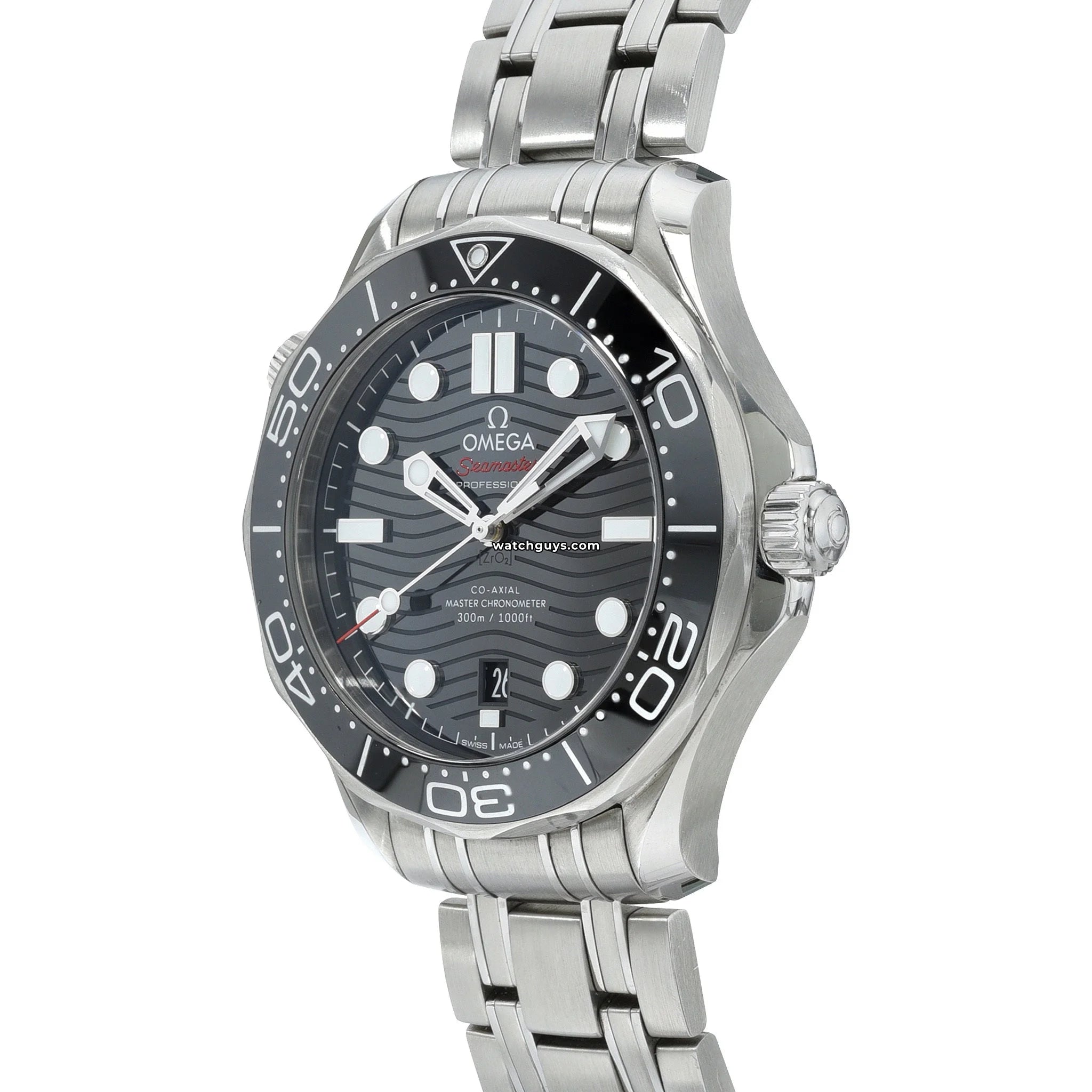 Omega Seamaster Diver 210.30.42.20.01.001 Men's Luxury Automatic Watch - 300m Water Resistant, Ceramic Bezel, Stainless Steel - Perfect for Diving, Business & Formal Occasions