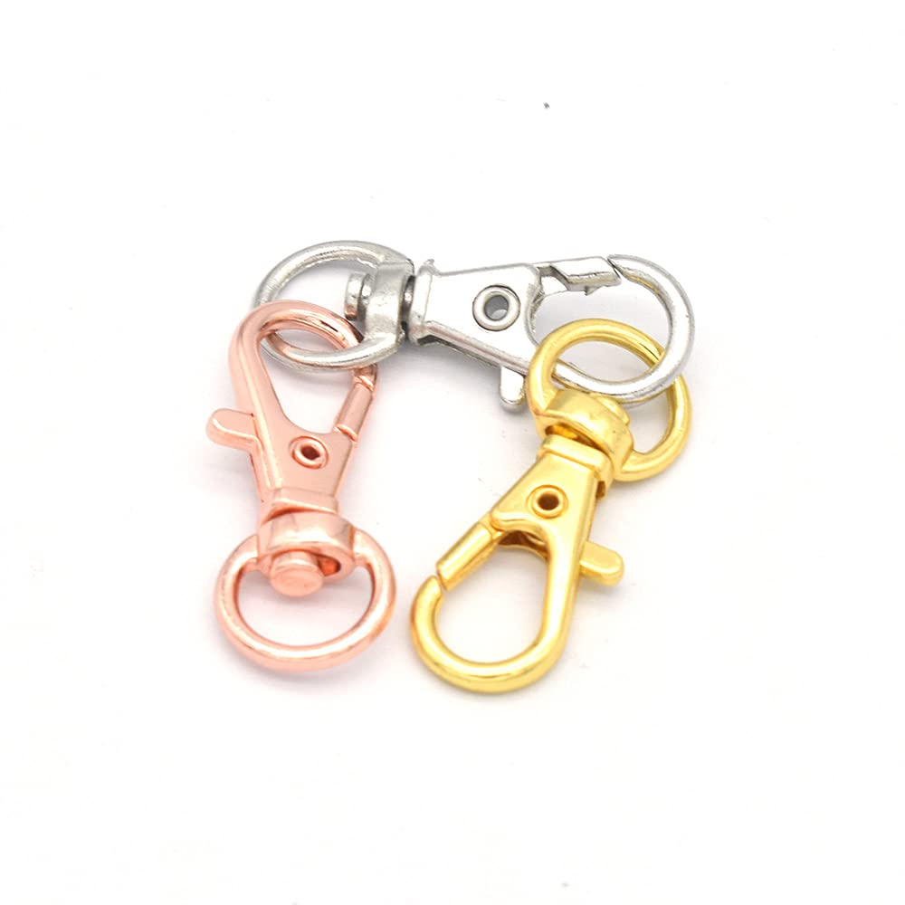 Gold Swivel Clasp Lobster Hook 10PCS for Keychains & DIY Crafts