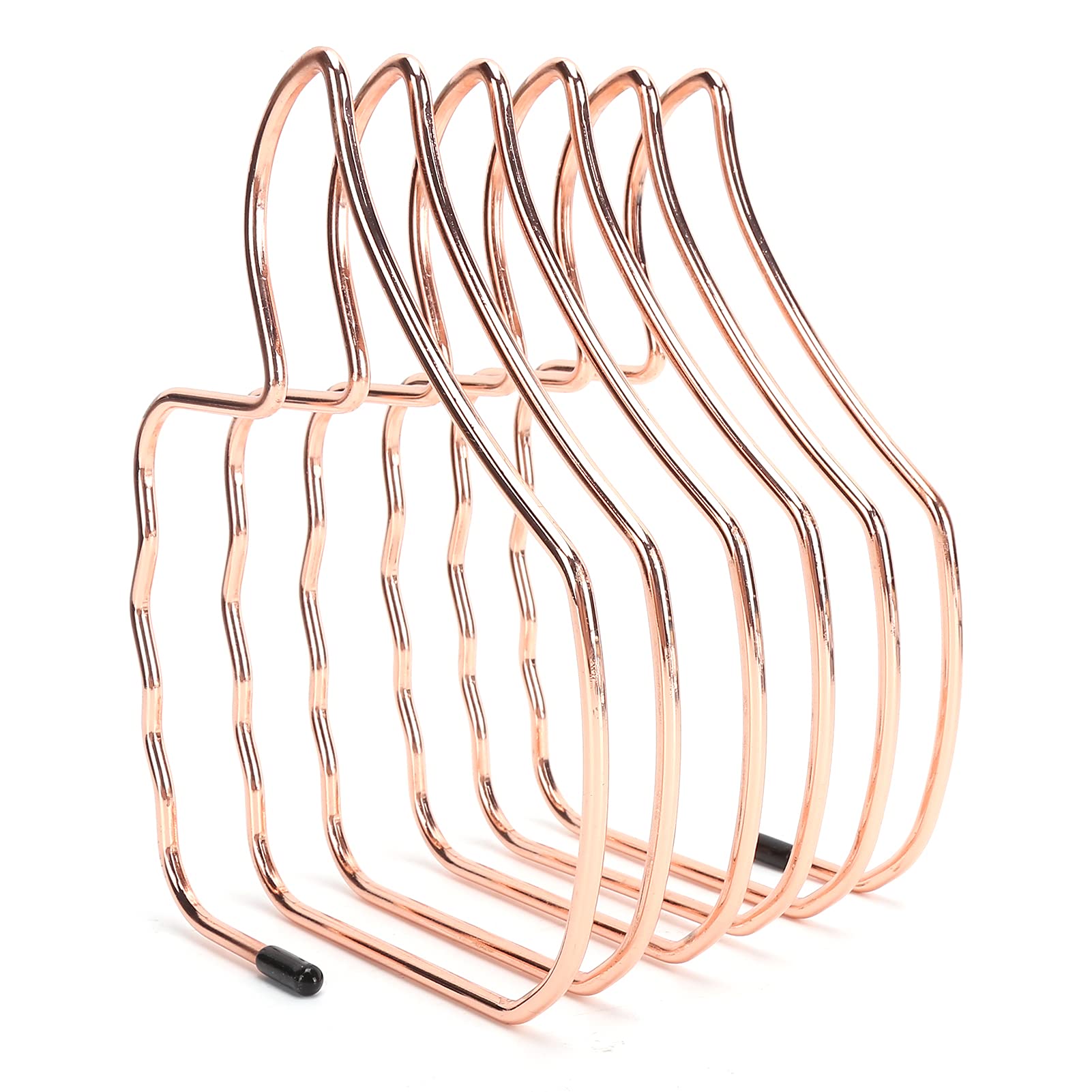 Rose Gold Thumb Shaped File Holder - Desk Organizer for Magazines, Books & Office Supplies | Stylish Iron Magazine Rack & Bookshelf Decor for Home Office Organization | Perfect for Workspace, Study & Living Room Storage