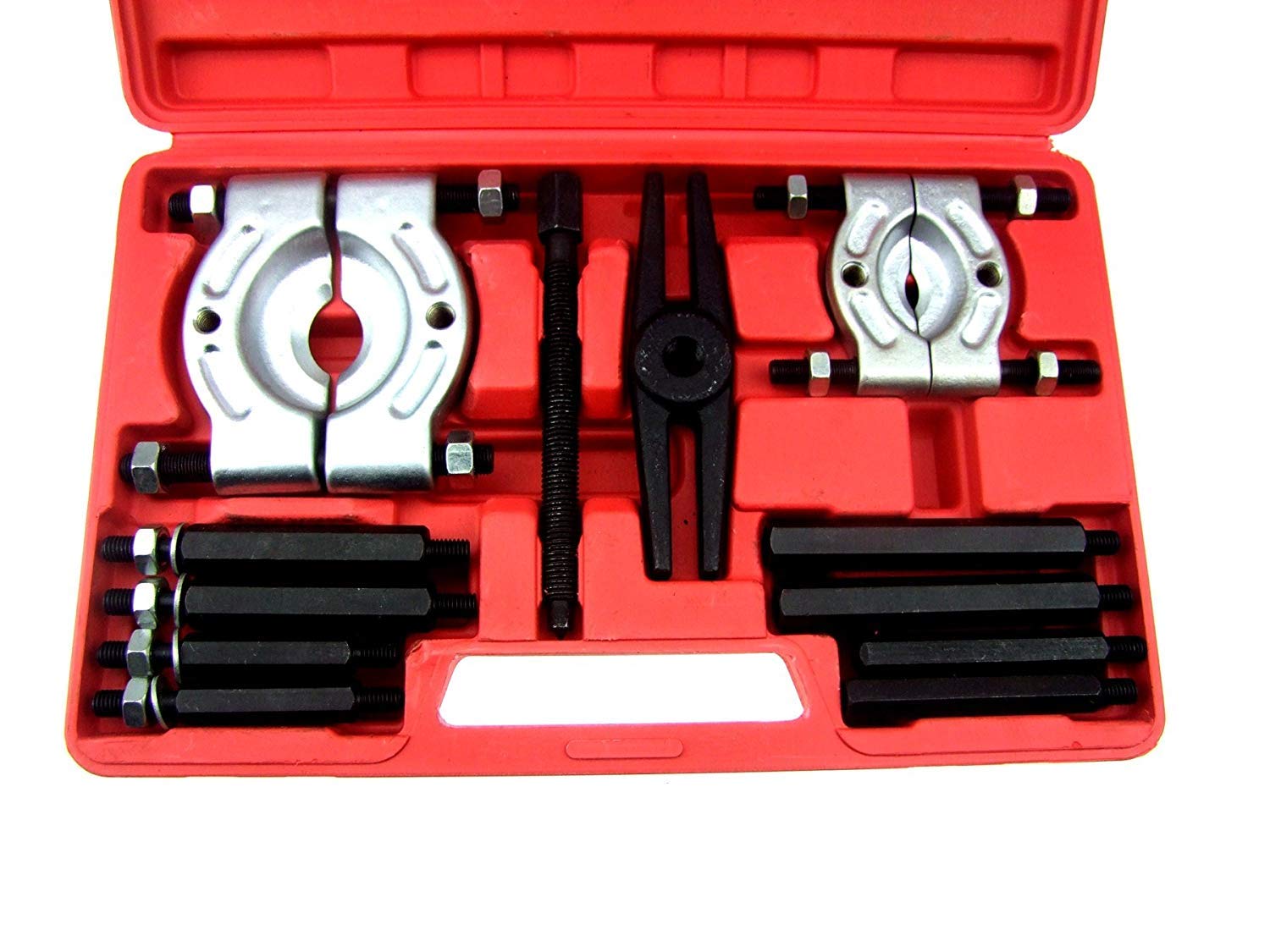 5 Ton HFS(R) Bar-Type Puller & Bearing Separator Set - Heavy Duty Automotive Tool Kit with Molded Storage Case for Wheel Hub, Gear, Sprocket Removal (Ideal for Mechanics & DIY Car Repairs)