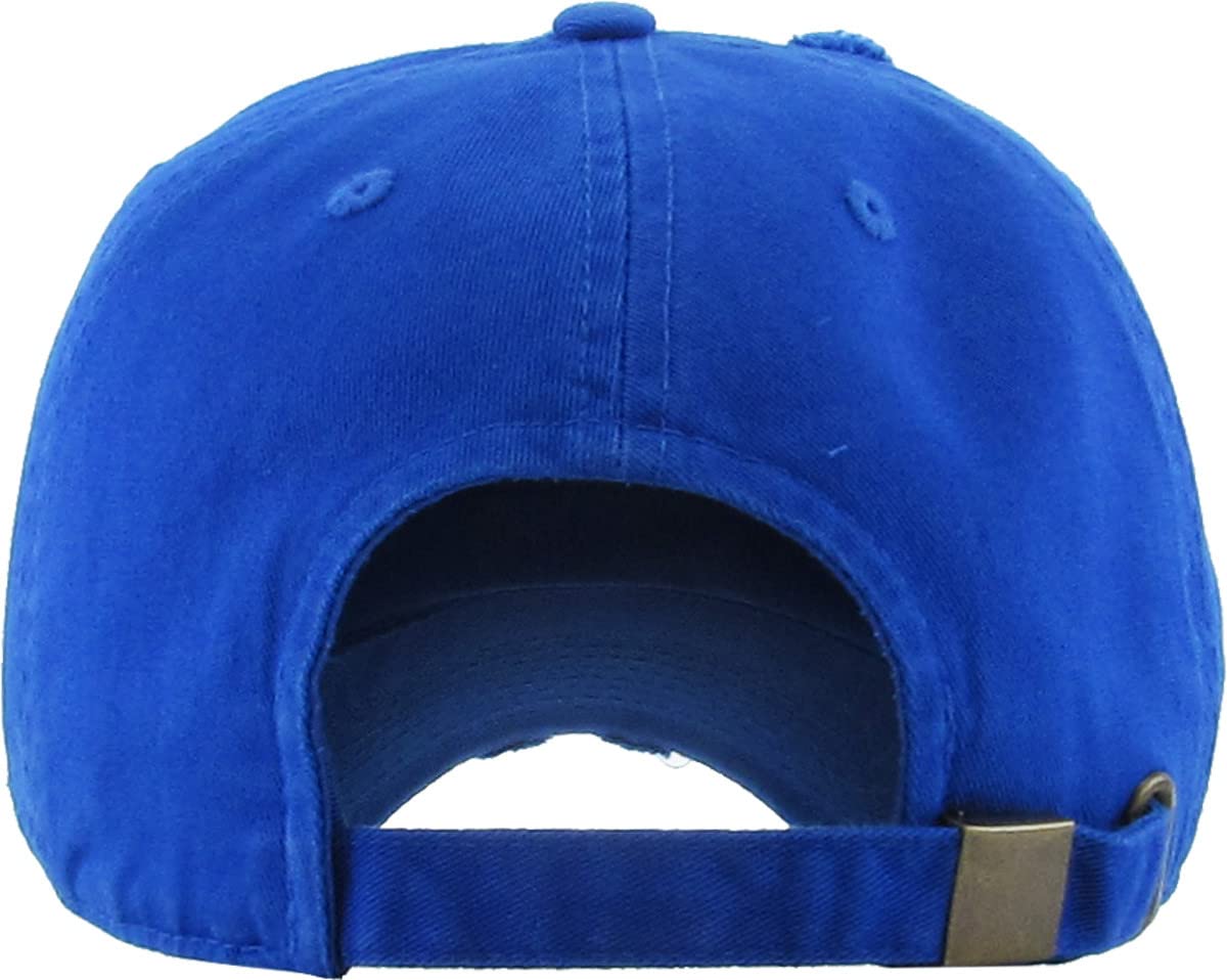 Distressed Baseball Cap KB4005 - Custom Embroidered & Monogram Hats for Men & Women | Personalized Caps for Sports, Fashion & Outdoor Activities