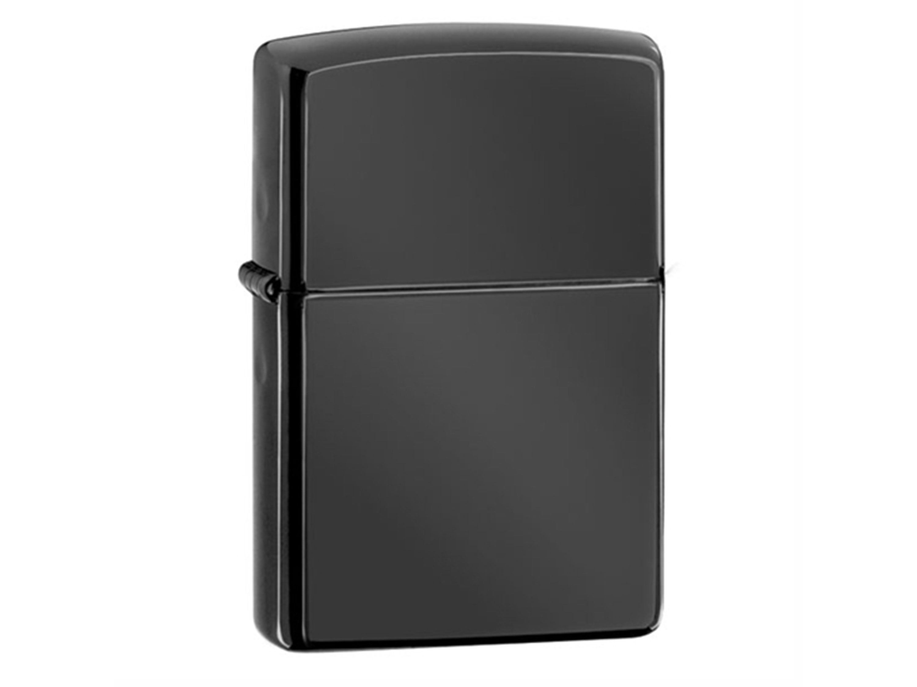 Zippo Black Ebony Windproof Lighter - Classic Refillable Metal Lighter for Outdoor Camping, Hiking & Everyday Carry (ECT)