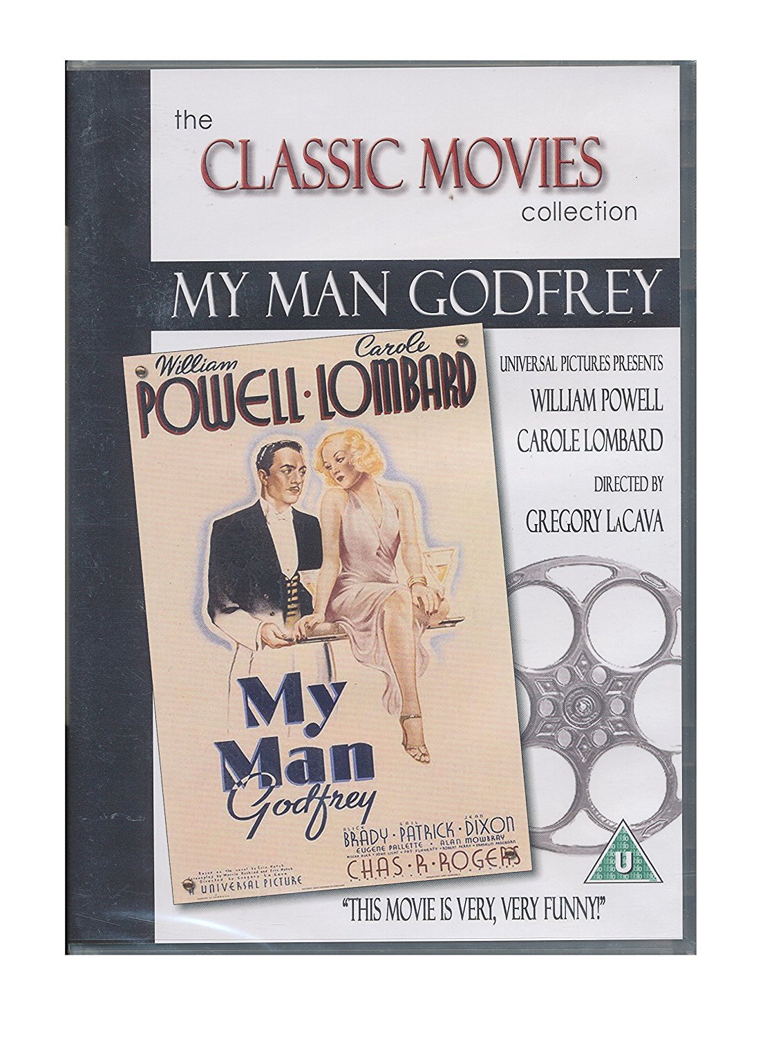 My Man Godfrey DVD - Classic Comedy Film - Perfect for Movie Nights & Vintage Film Collections