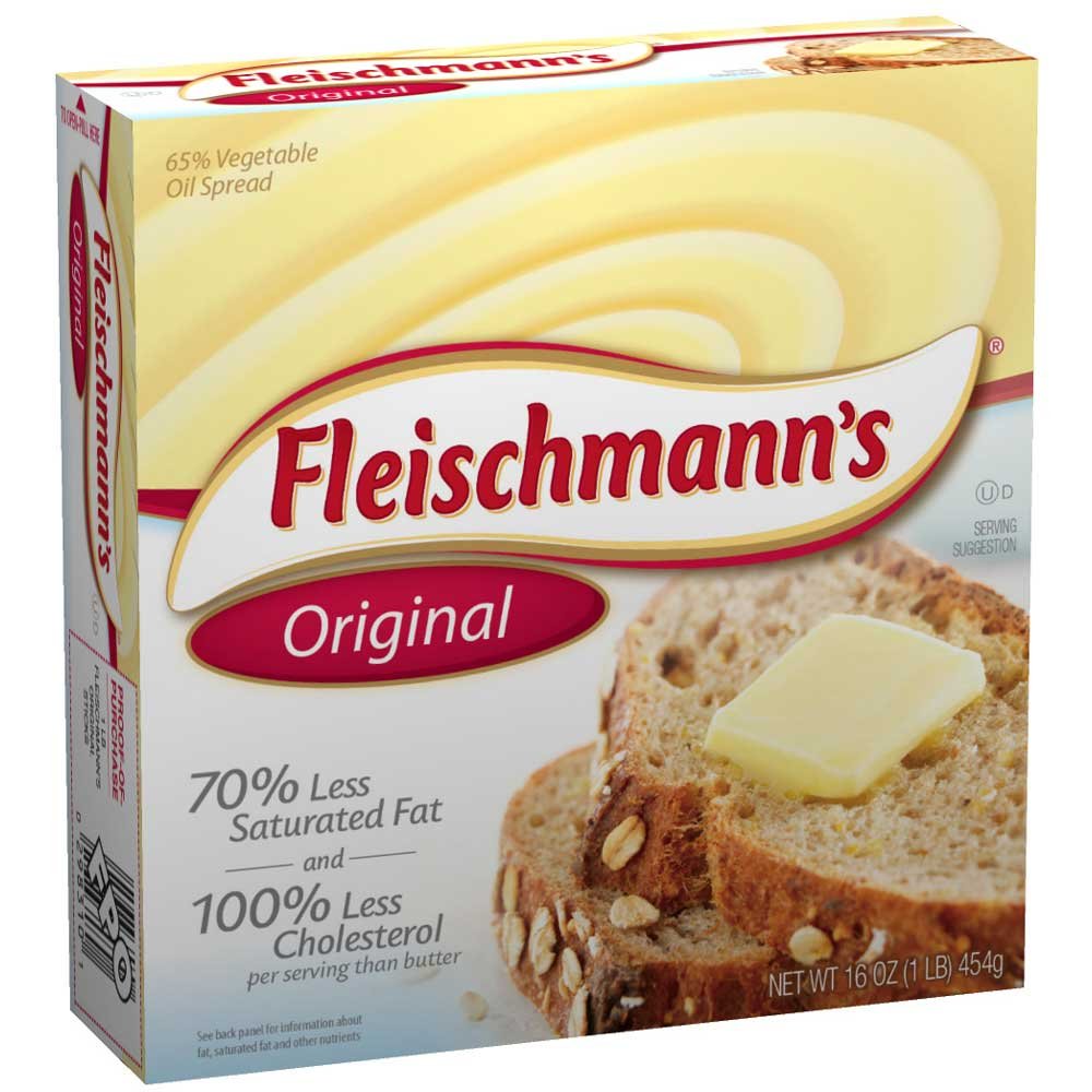 Fleischmann's Solid Margarine Sticks - 1 Pound (Pack of 18) | Perfect for Baking, Cooking & Spreading on Toast | Non-Dairy Butter Substitute