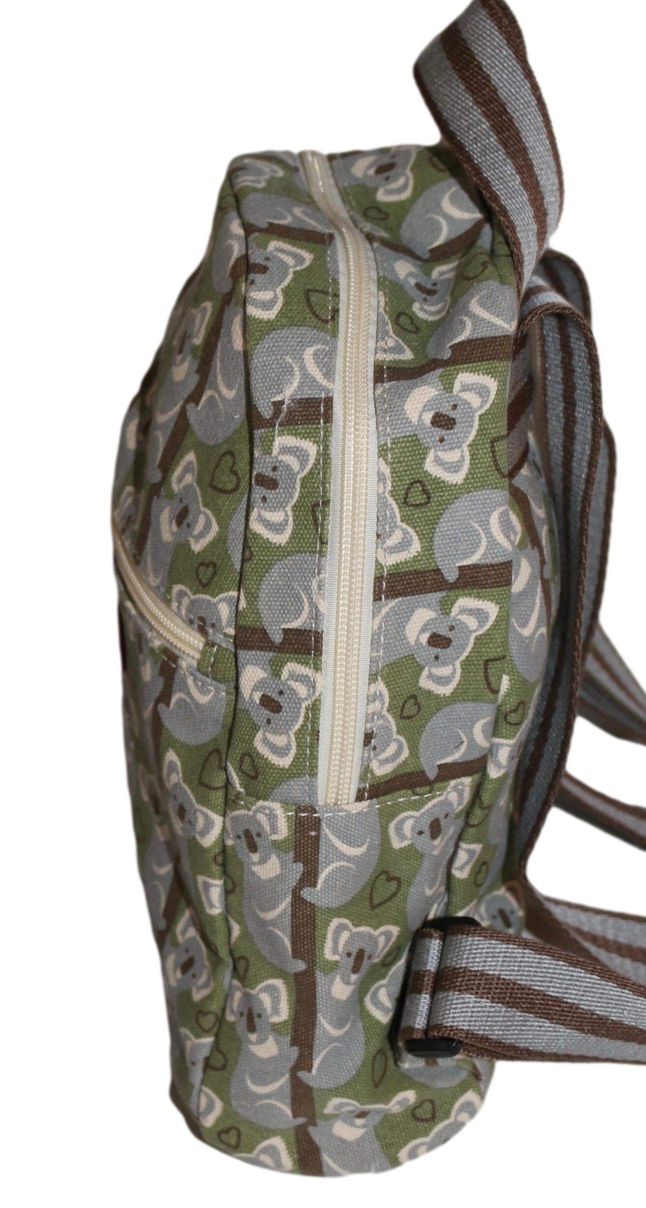 Bungalow 360 Mini Backpack for Adults - Cute Koala Bear Design Small Crossbody Bag for Women & Men - Perfect for Travel, Hiking, and Everyday Use