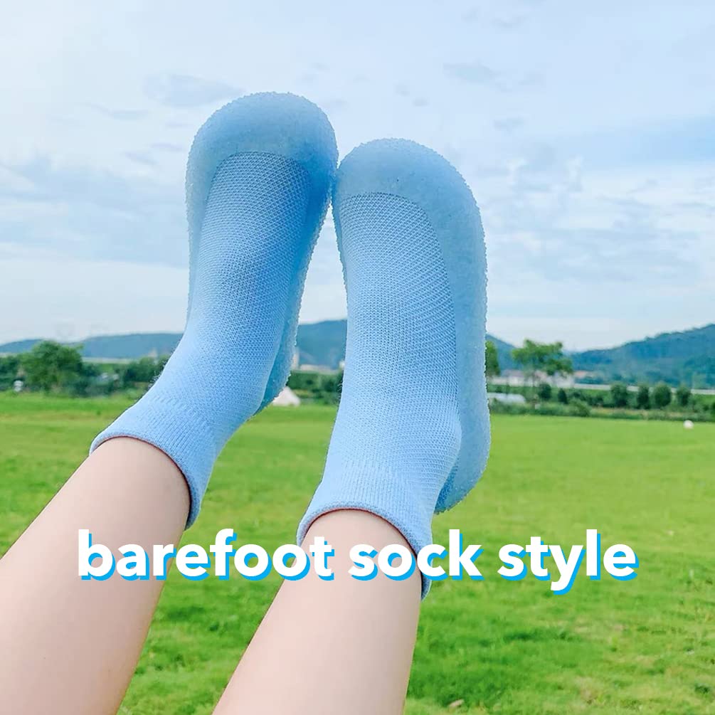LitGreen Minimalist Barefoot Socks - Lightweight Gym & Yoga Shoes for Women & Men - Multi-Purpose Water Shoes for Running, Travel, Beach - Ultra-Portable LED Light Up Footwear