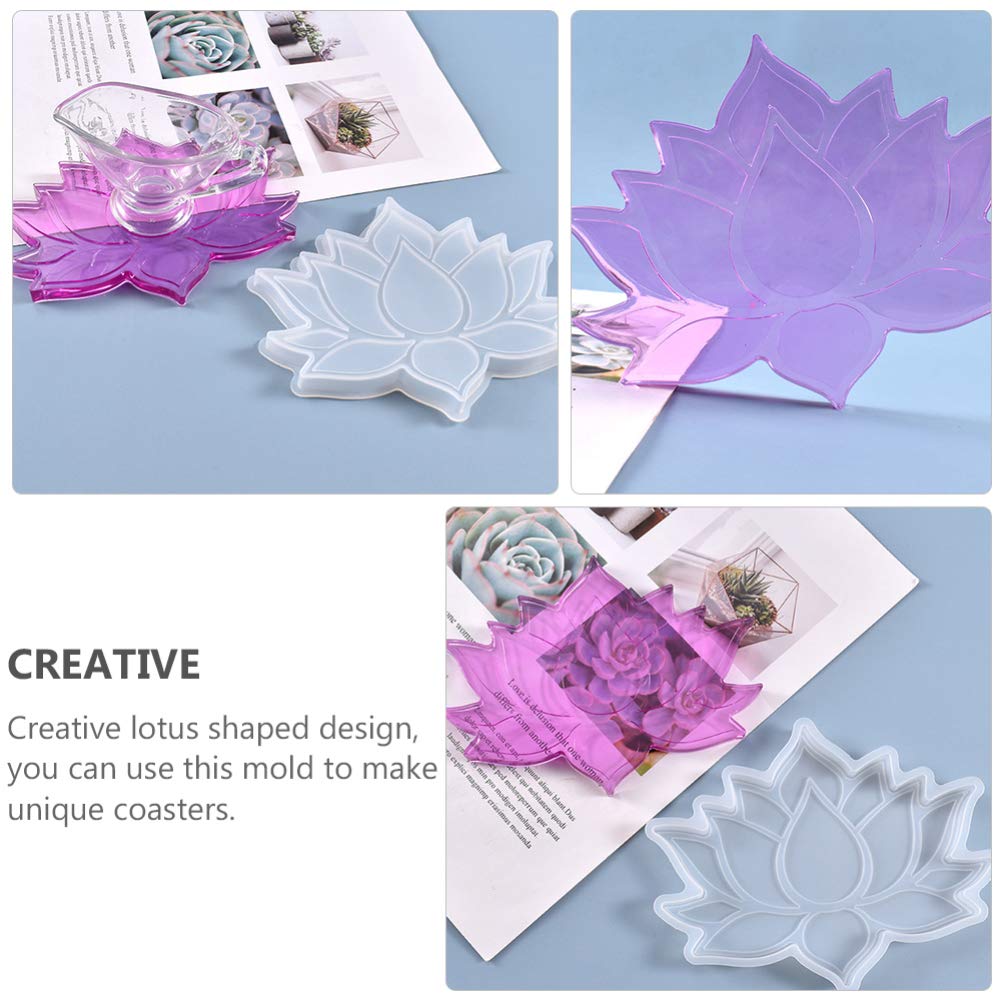 Premium Silicone Resin Molds for Coasters, Trays & Flower Epoxy Casting - DIY Craft Decoration for Home, Office & Wedding Decor